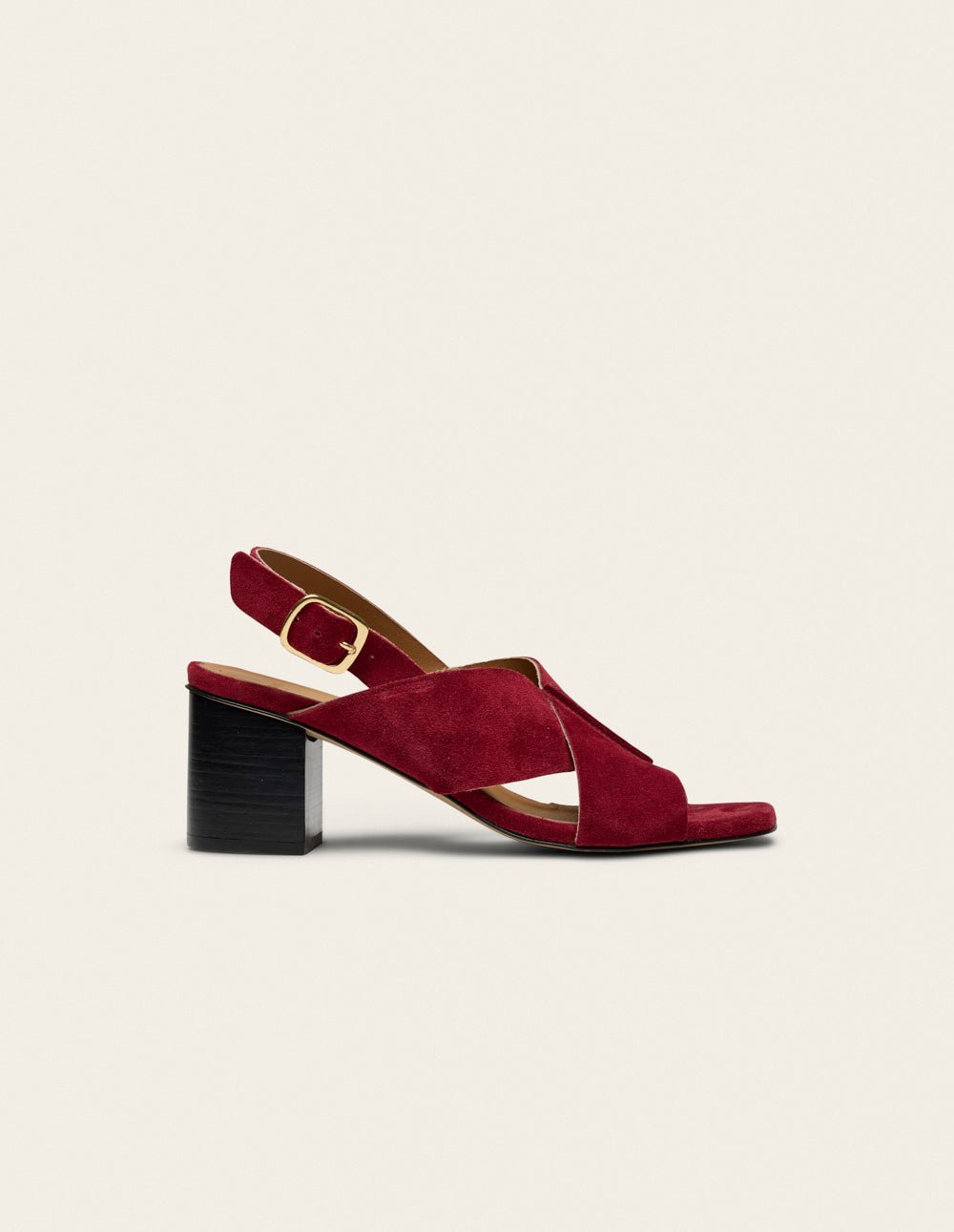 Heeled sandals ODAJE Red