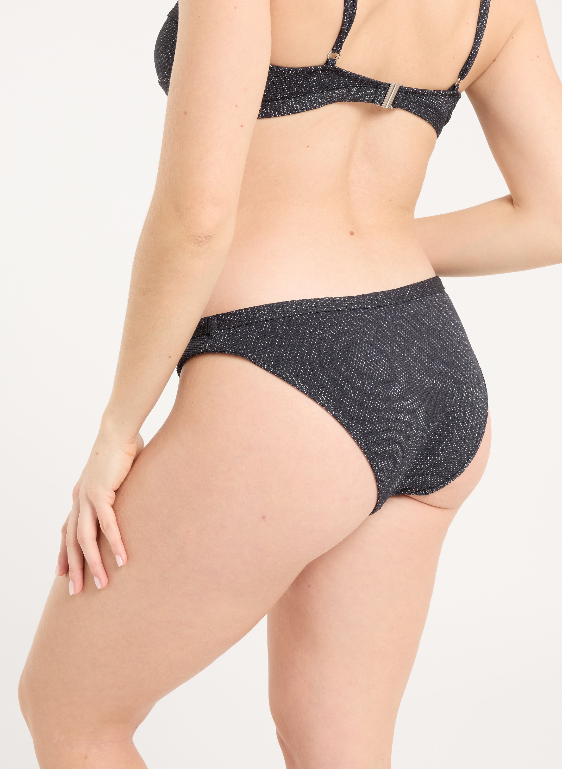 Bikinibroekje met pailletten SAISON 1865 Zwart