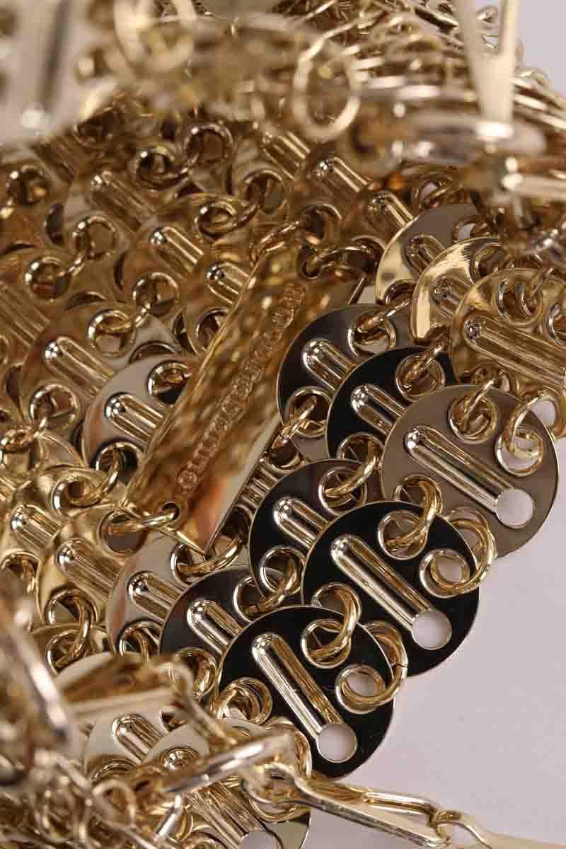 Shoulder bag nano 1969 PACO RABANNE - Seconde Main Golden