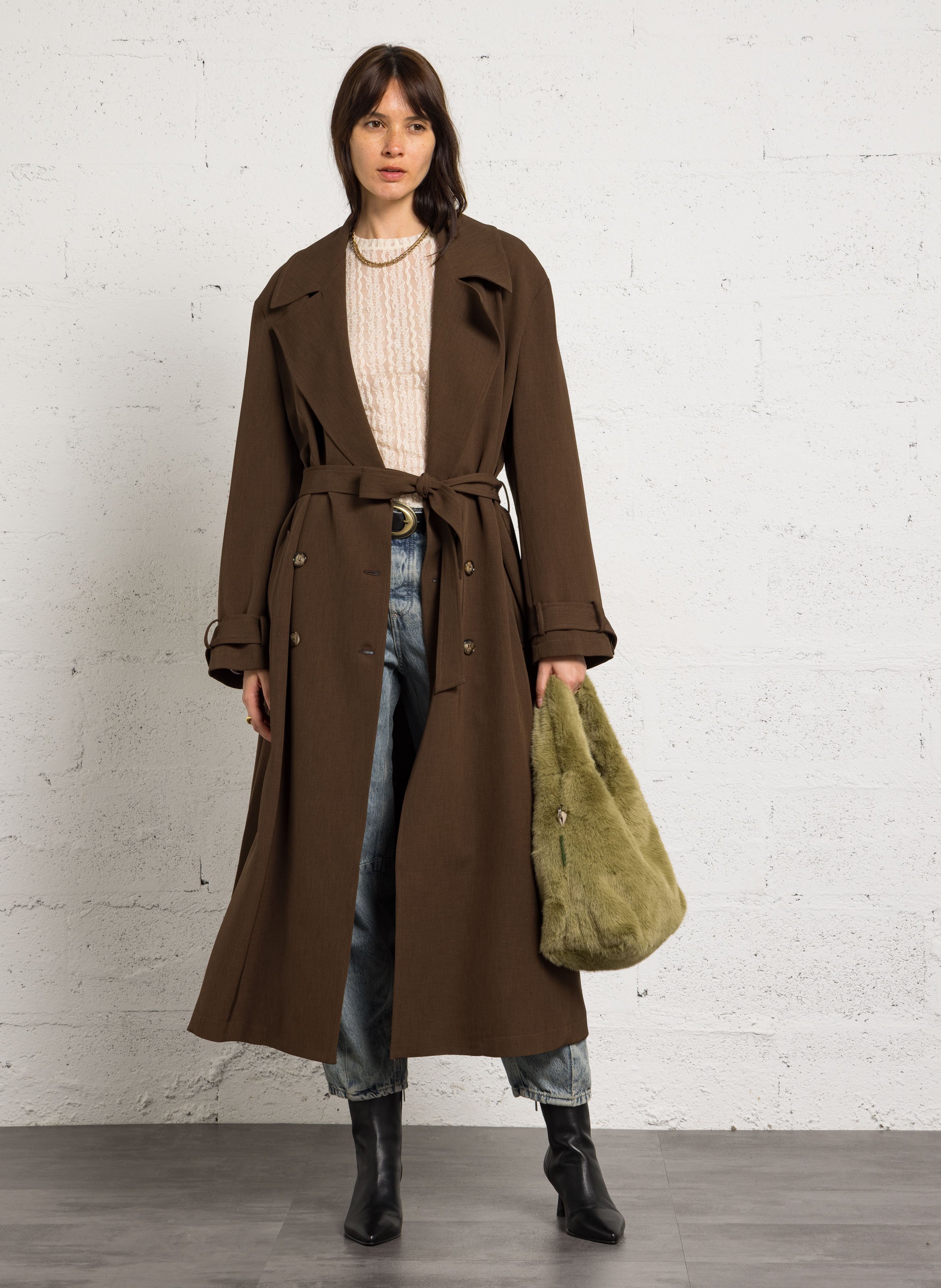 Trenchcoat met riem IMPERIAL