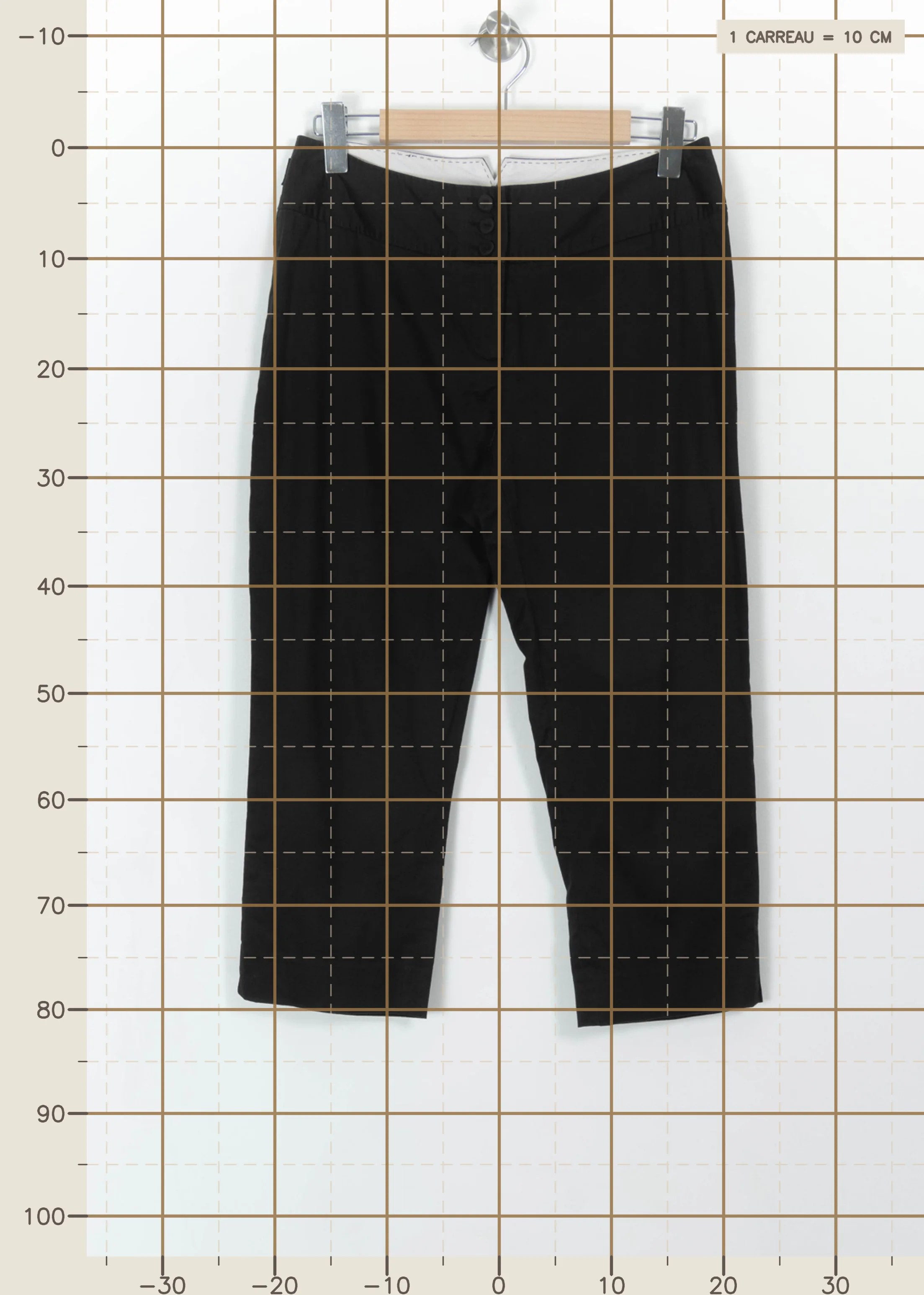 Pants TARA JARMON - Seconde Main Black