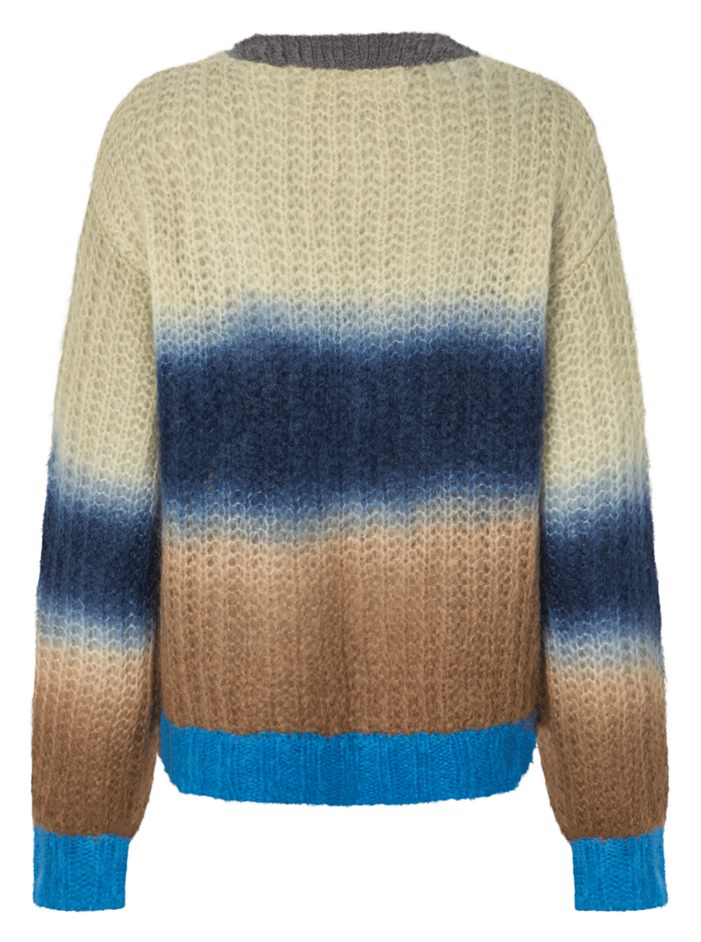 V-neck wool-blend cardigan RABENS SALONER Blue