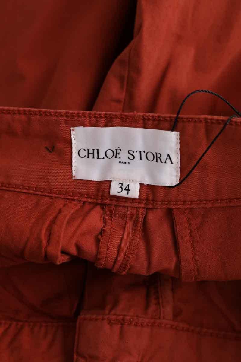 Straight-leg pants CHLOE STORA - SECONDE MAIN Orange
