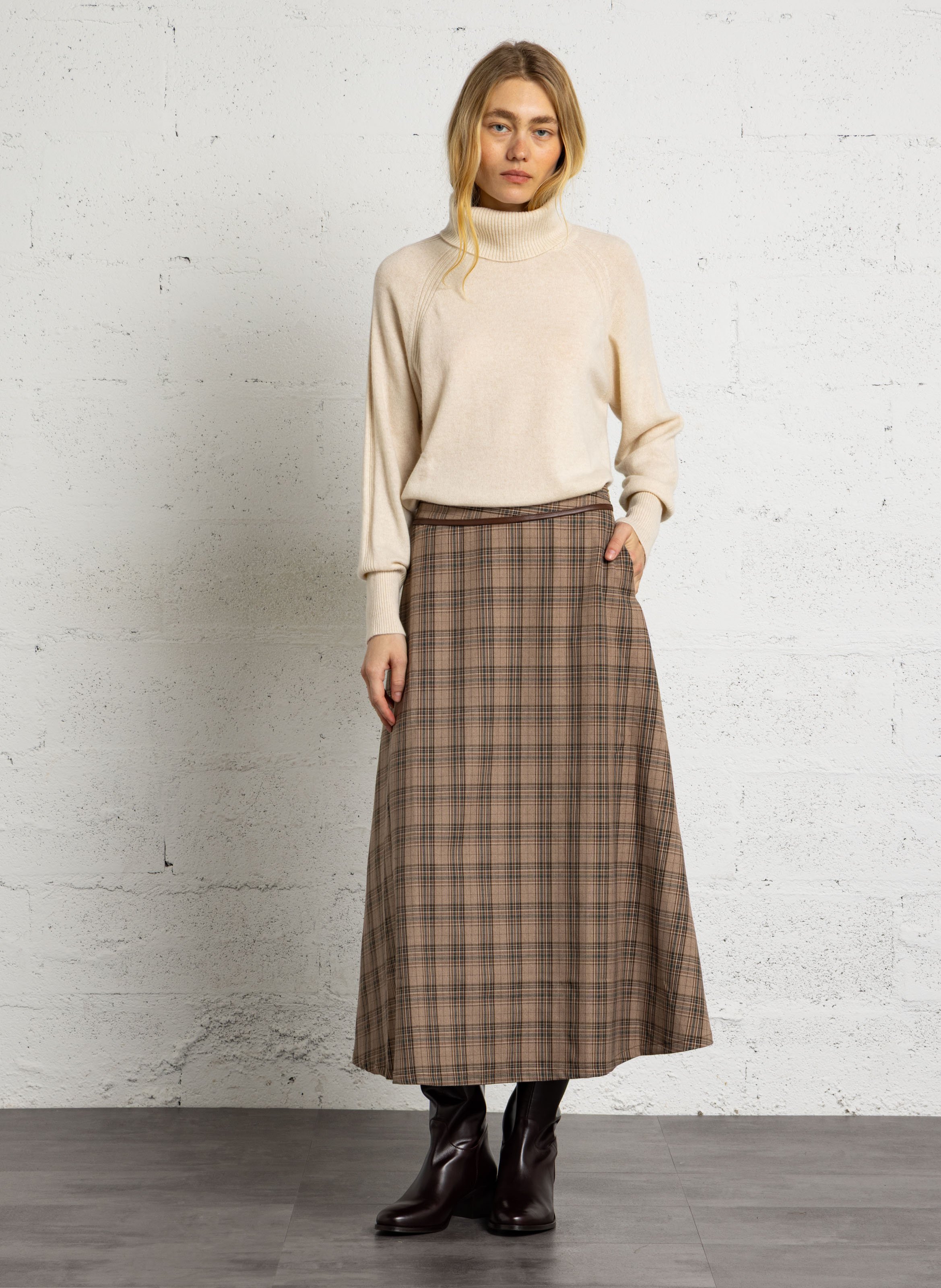 Lederstiefeletten BOBBIES Pflaume