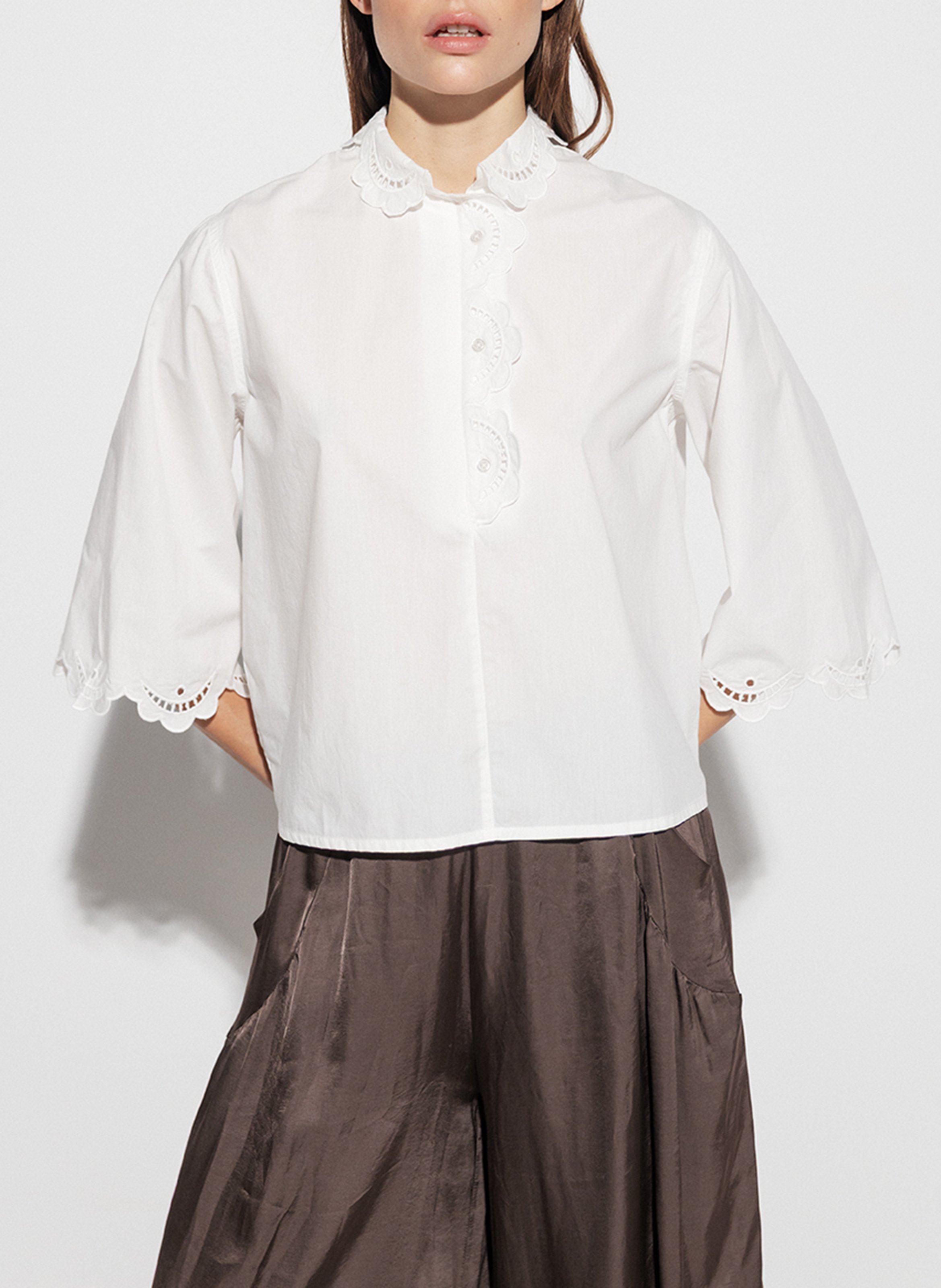 Chemise ample en coton bio PROJECT-AJ117