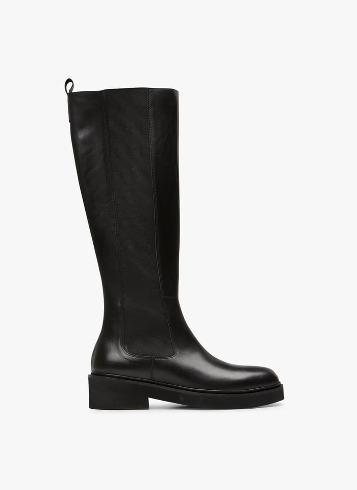 Bottes en cuir Noir