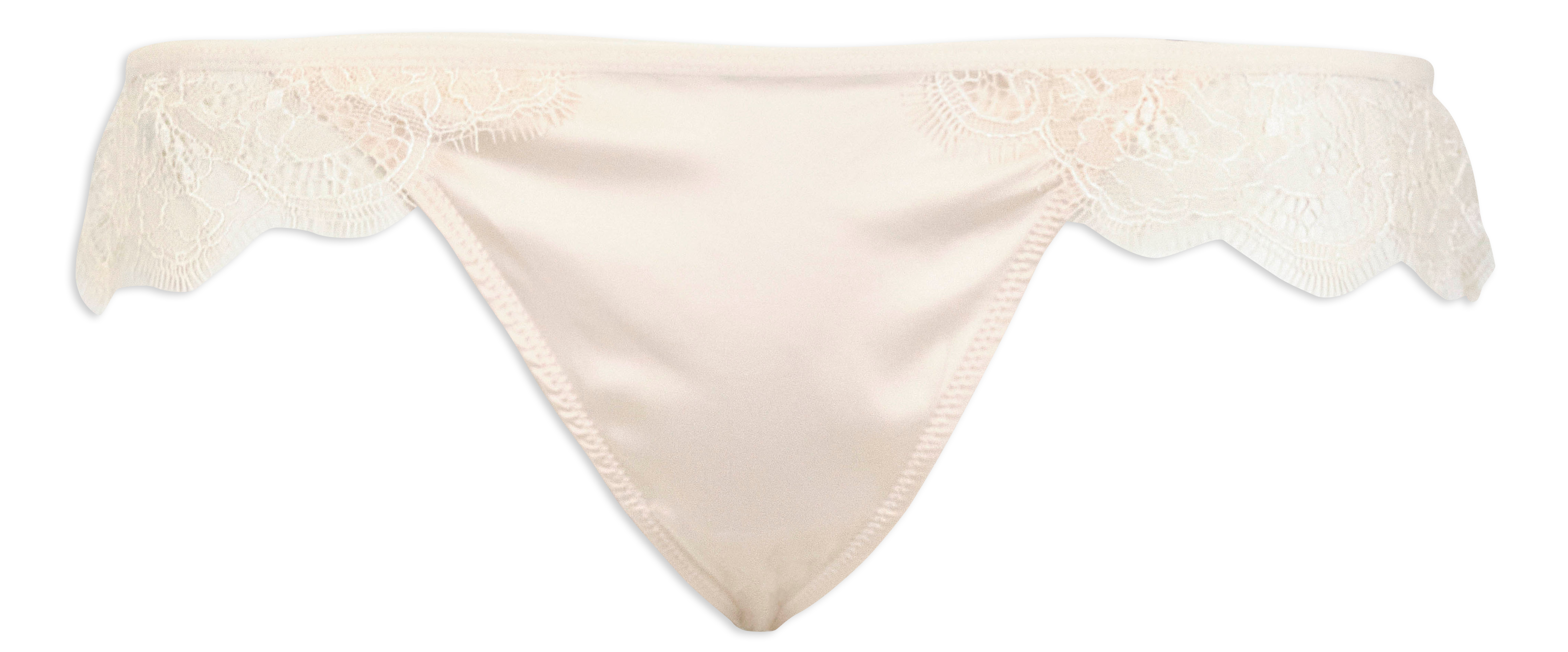 String satiné en dentelle  LOVE STORIES Blanc