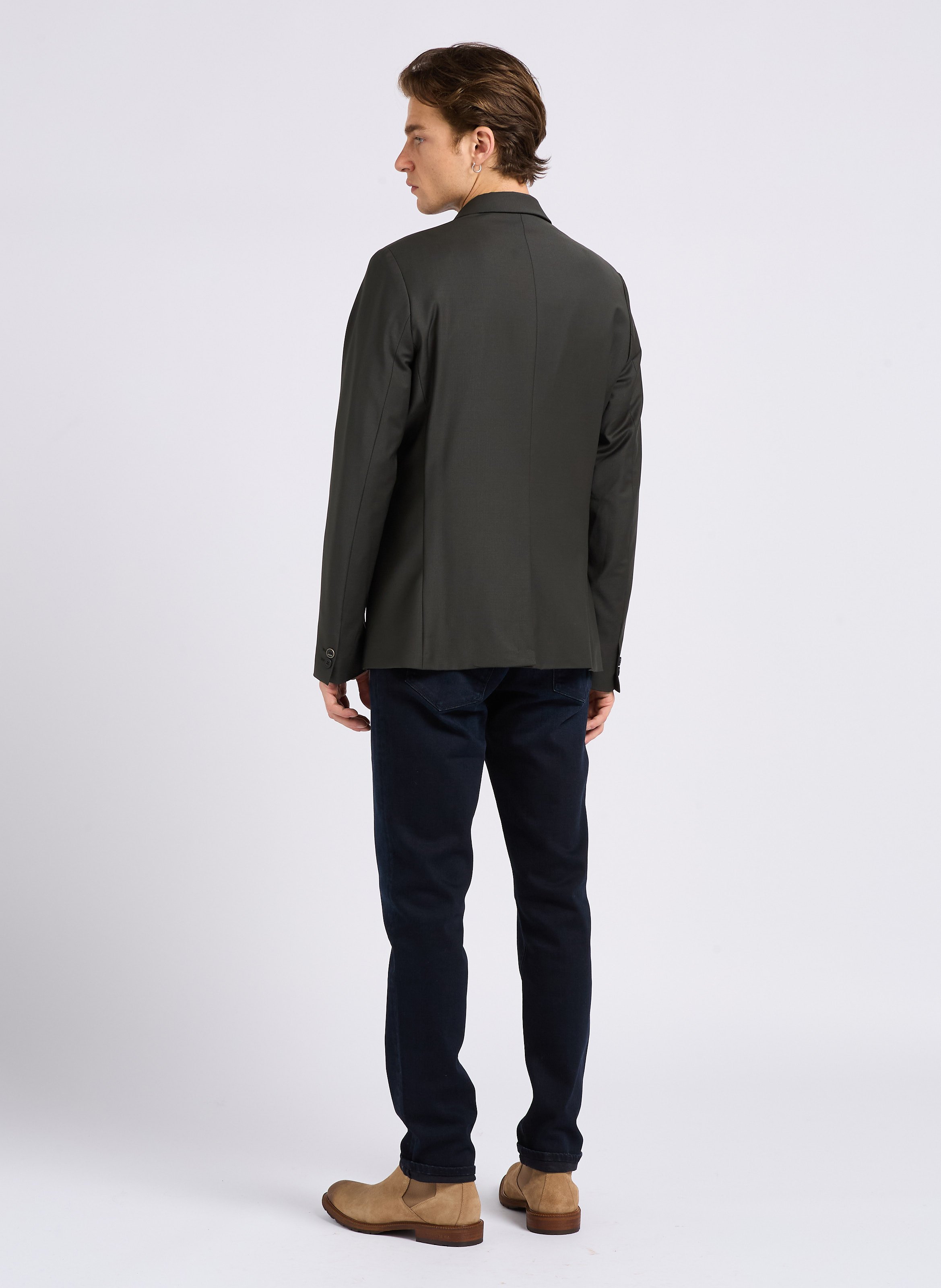 Boot-Ausschnitt Baumwollpullover IKKS Schwarz