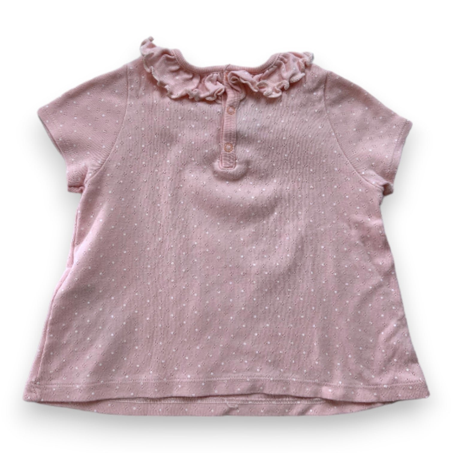 Baby pink T-shirt - 24 months PETIT BATEAU - Seconde Main Pink
