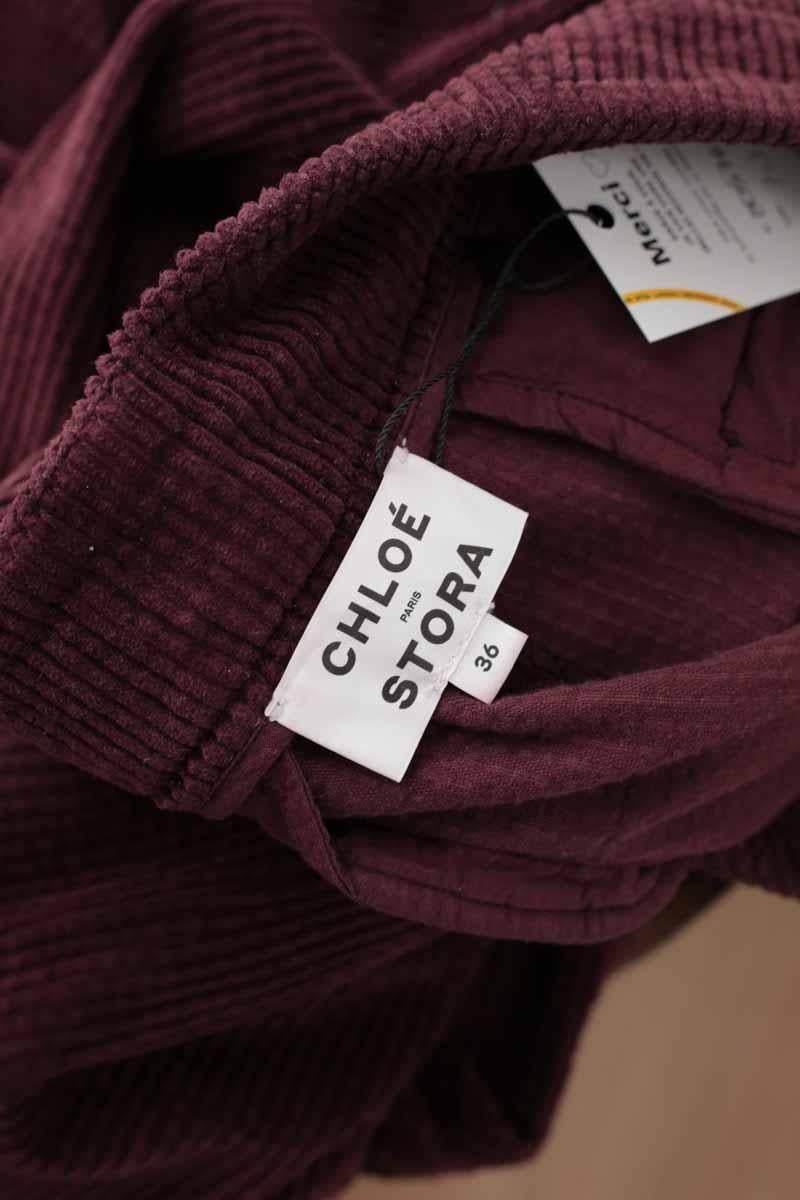Cotton pants CHLOE STORA - SECONDE MAIN Red