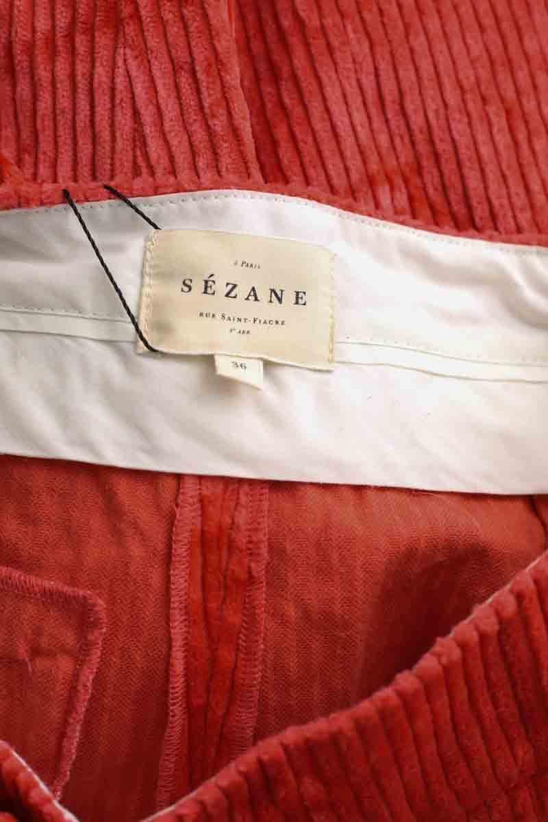 Cotton pants SEZANE - Seconde main Red