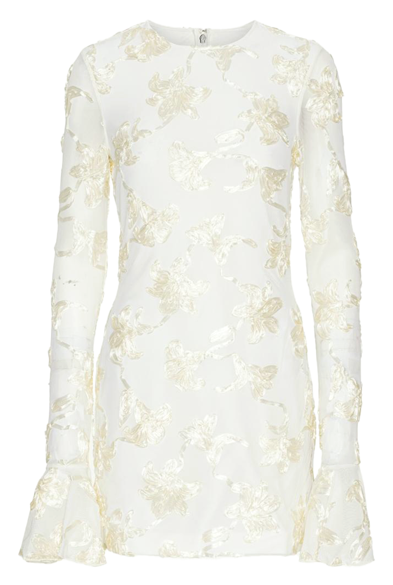 Embroidered dress ROTATE White