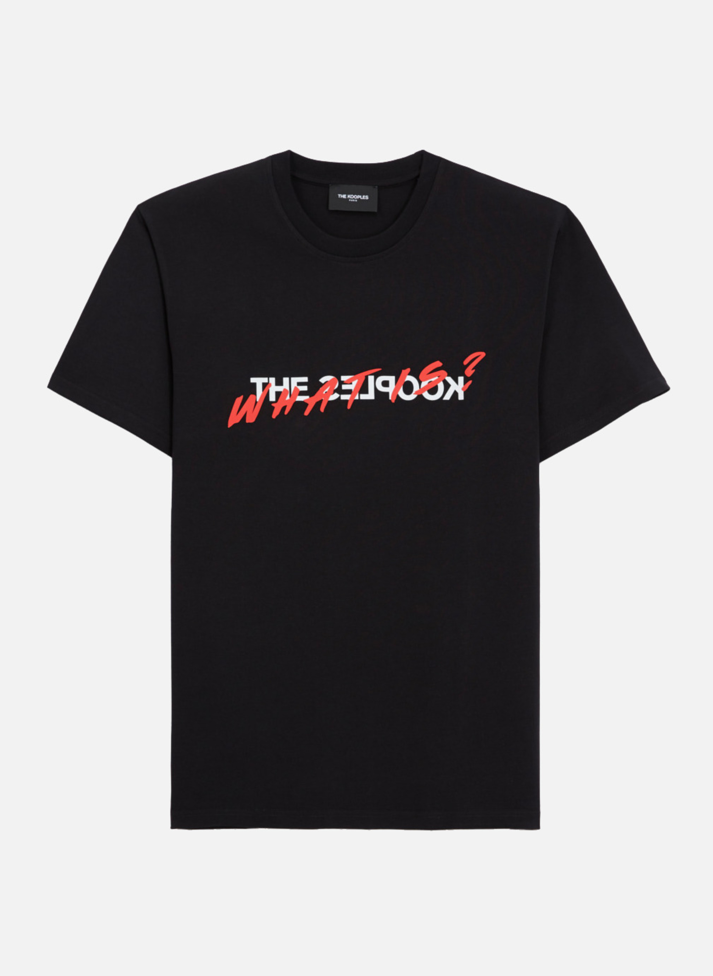 Iconic logo T-shirt. THE KOOPLES Black