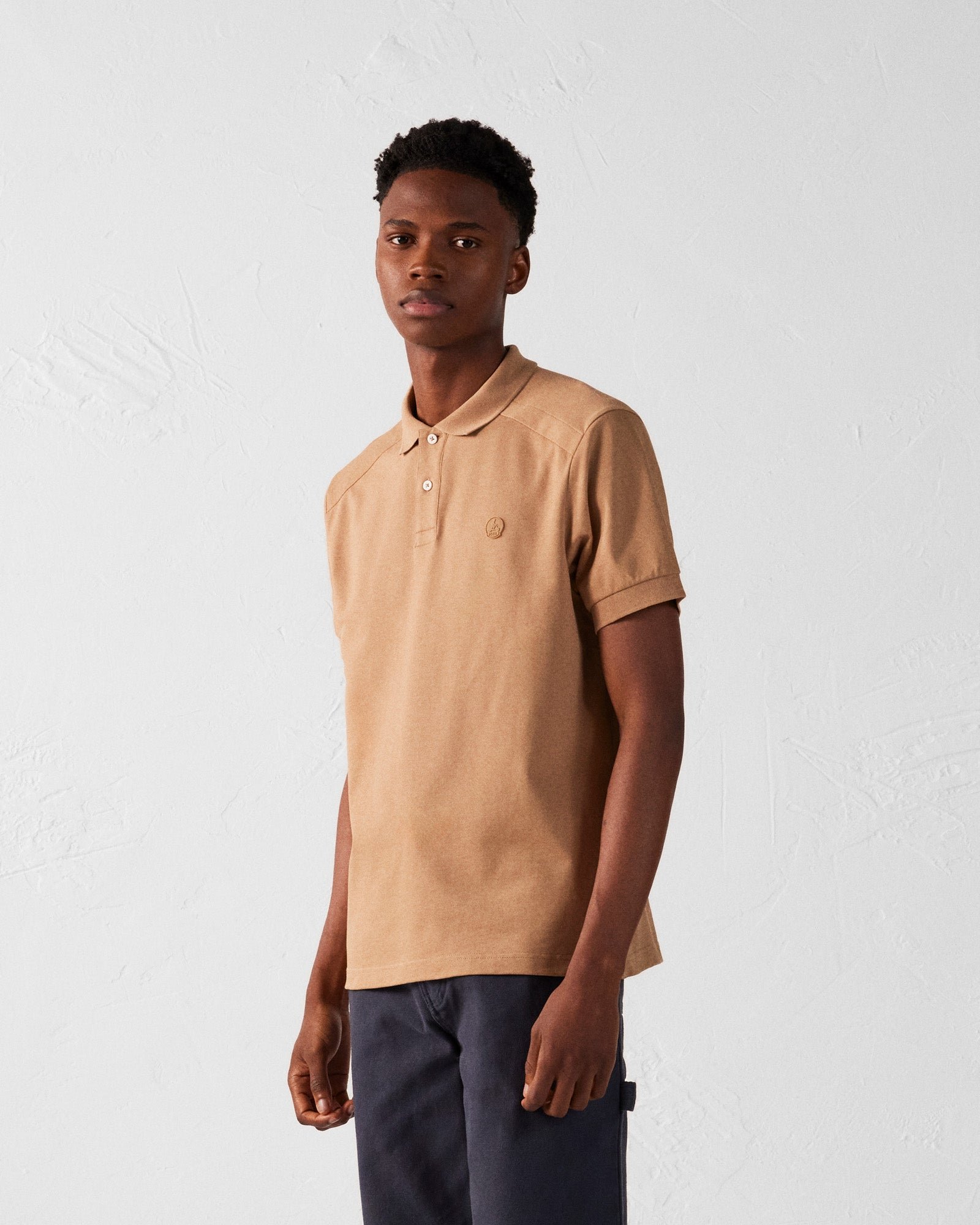 Alvaro cotton polo JOTT Brown