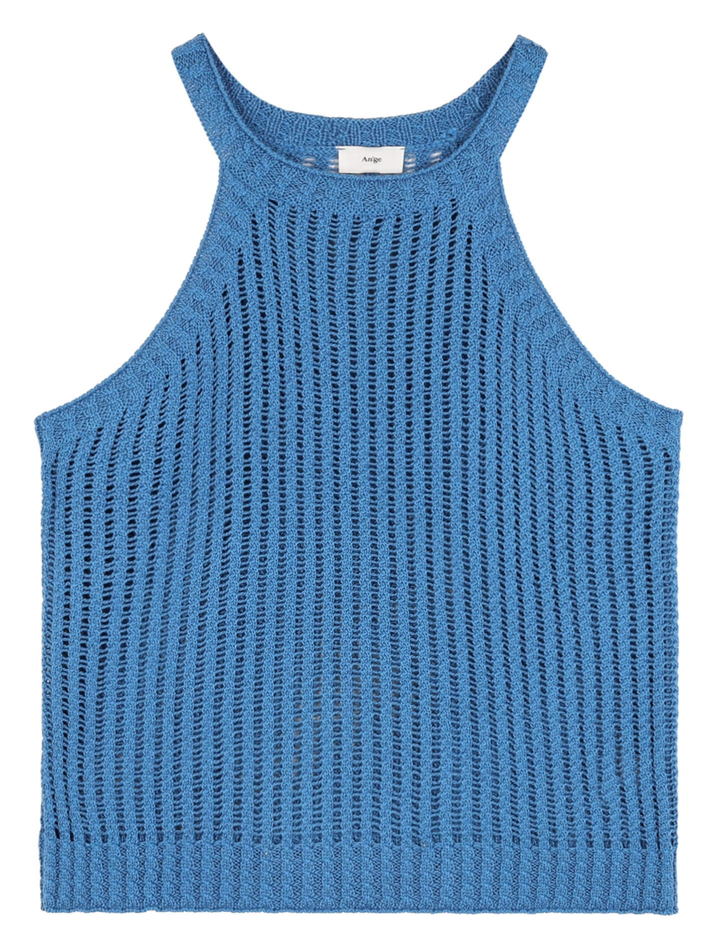 Knitted ribbed sleeveless top AN'GE