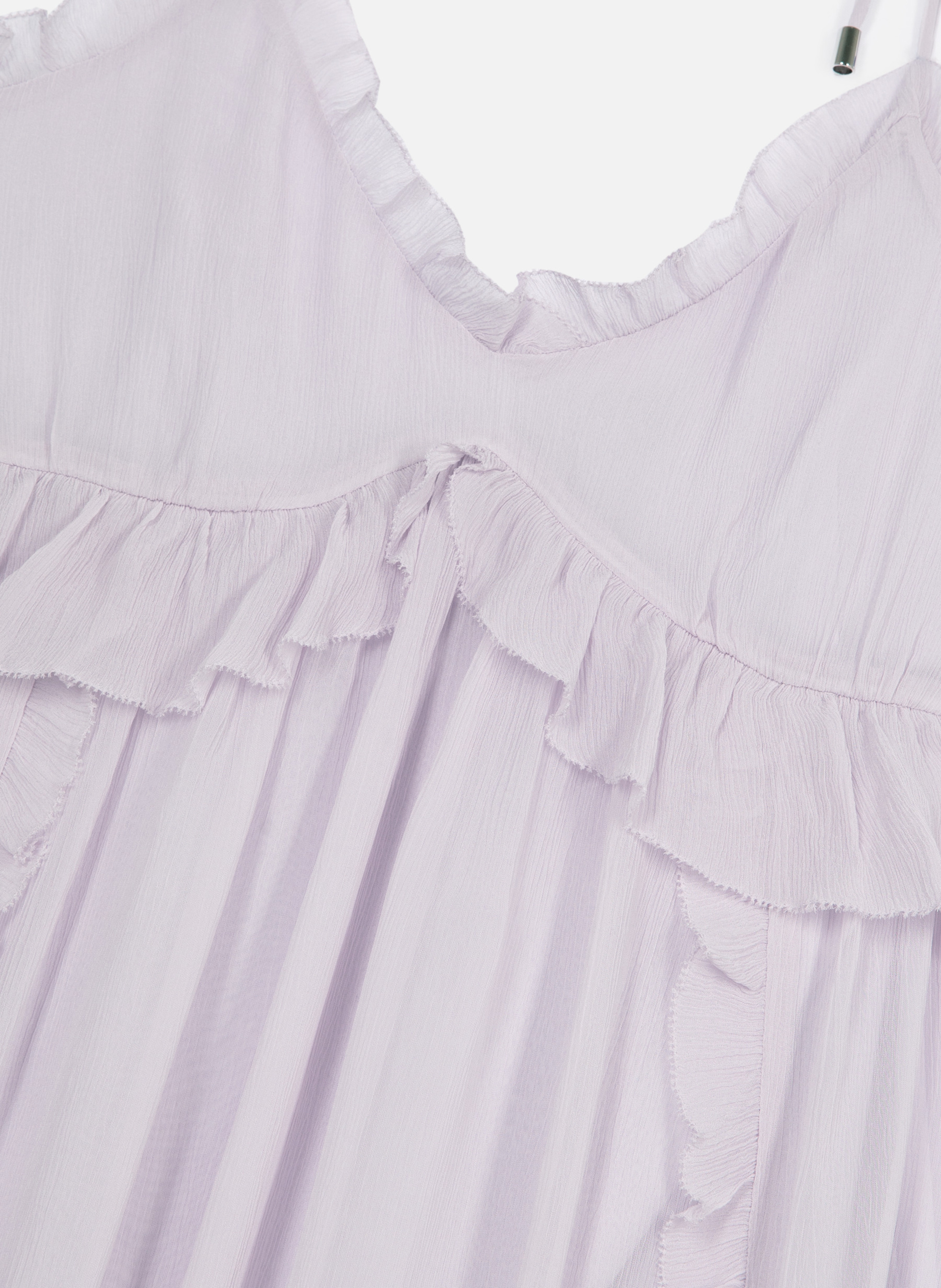 Long dress with ruffles THE KOOPLES Purple