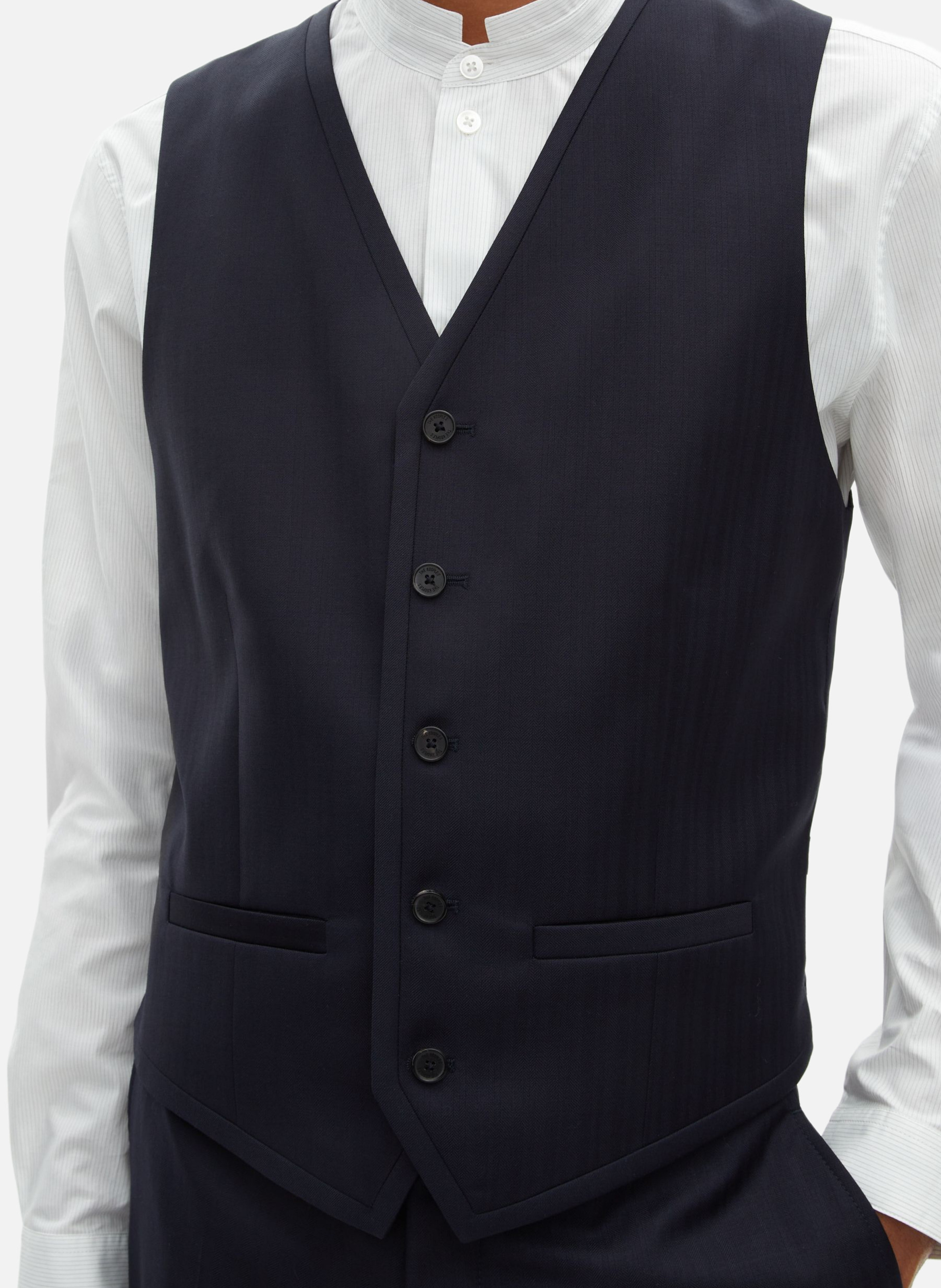 Wool suit waistcoat THE KOOPLES Blue