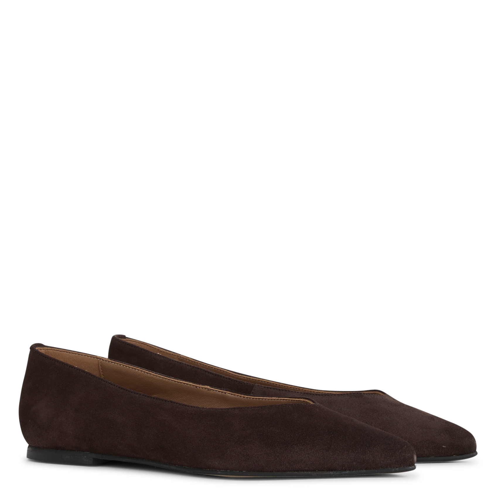 Ballerines en cuir velours MELLOW YELLOW Marron