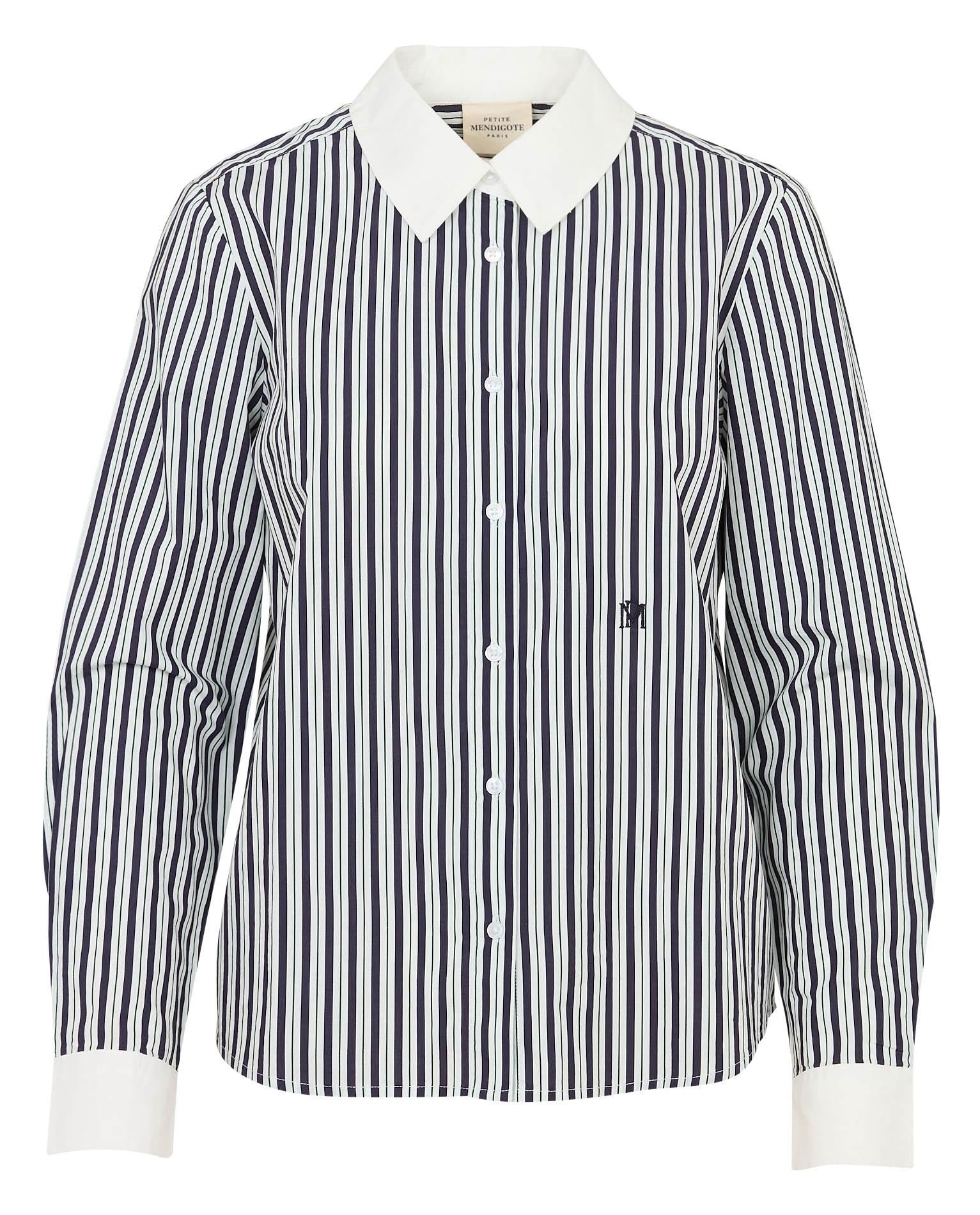 Chemise droite en coton PETITE MENDIGOTE Bleu