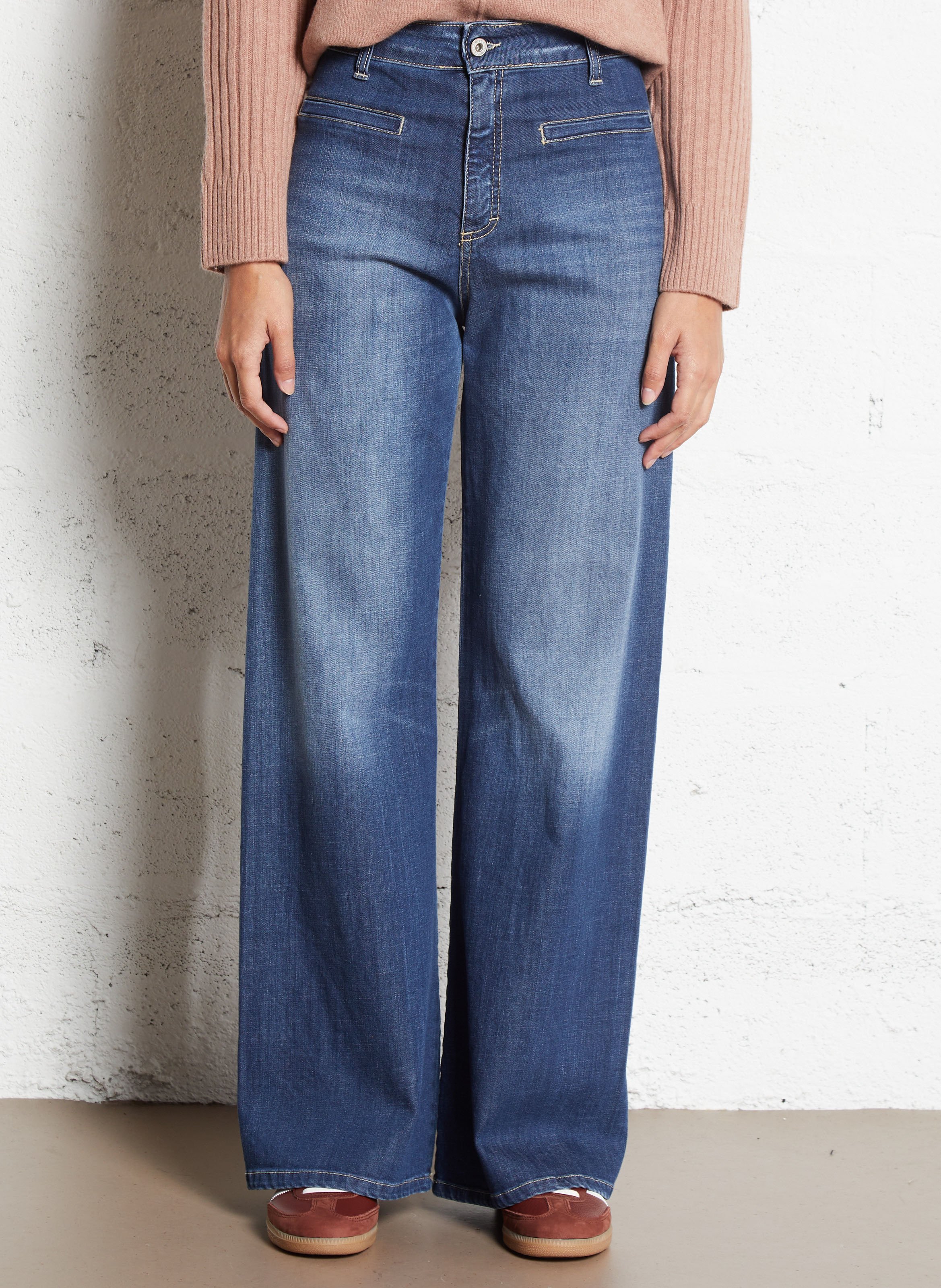 Jean flare PLEASE Bleu