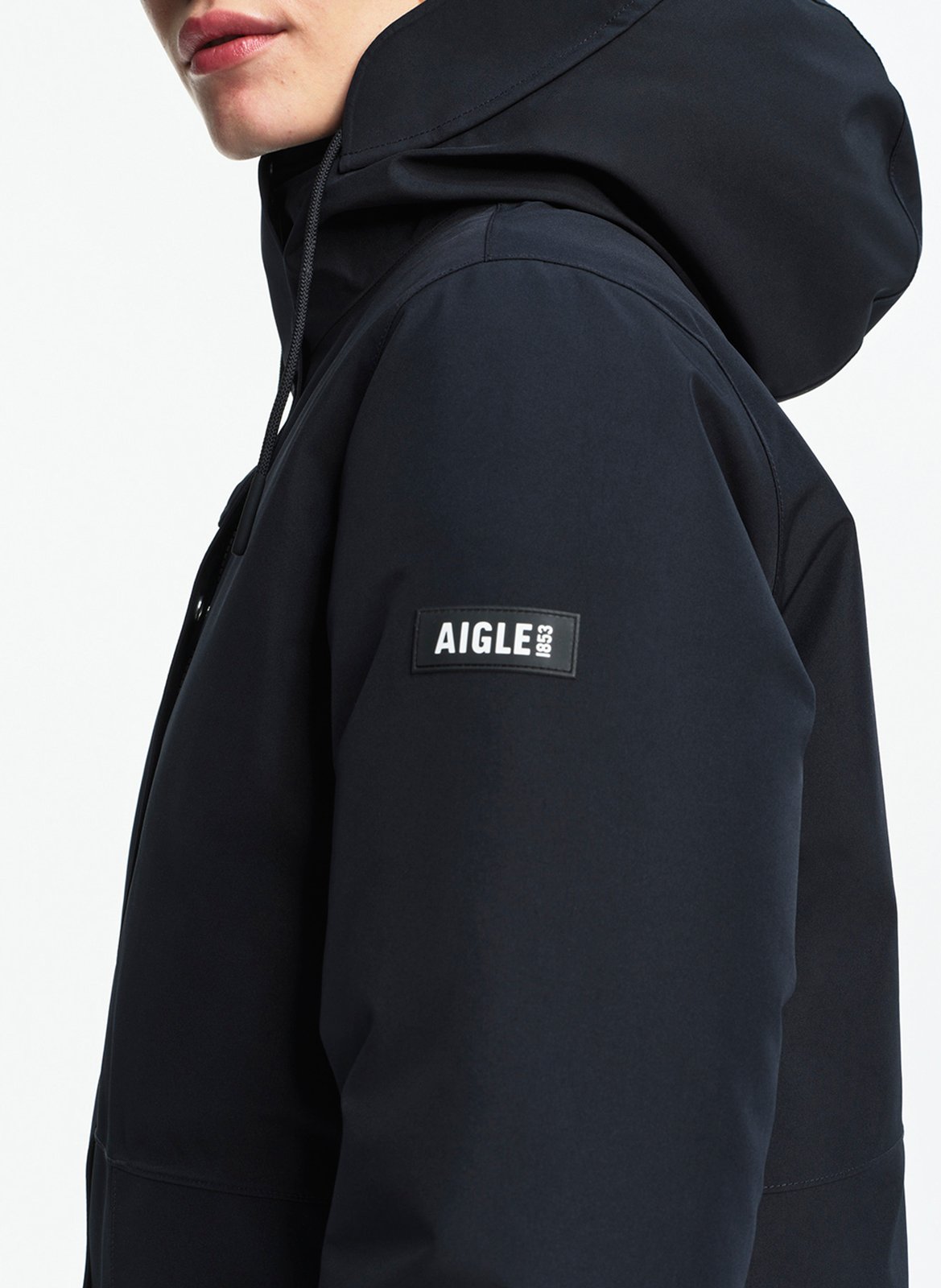 Parka col montant AIGLE Noir