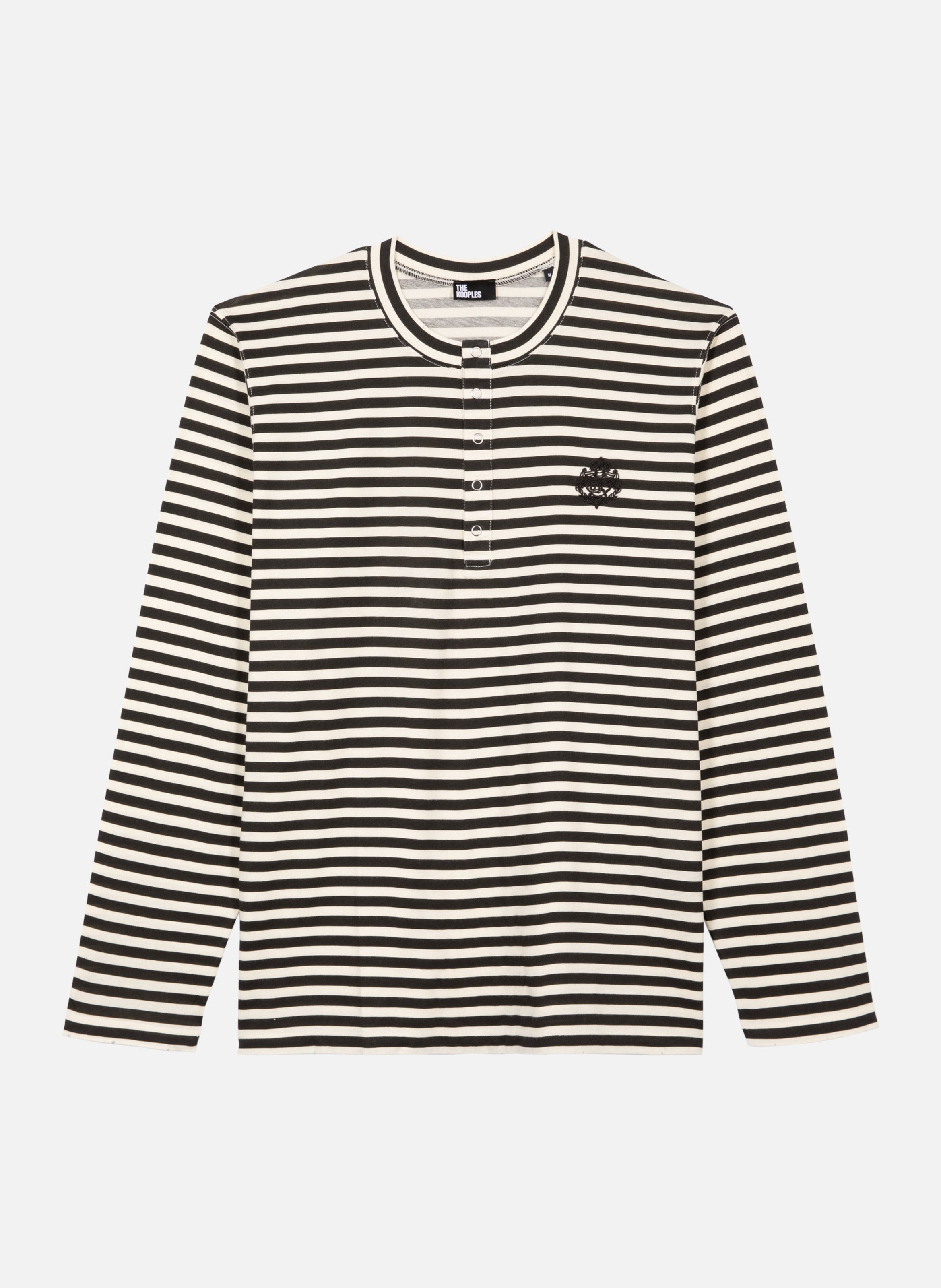 Long-sleeve striped T-shirt THE KOOPLES Beige