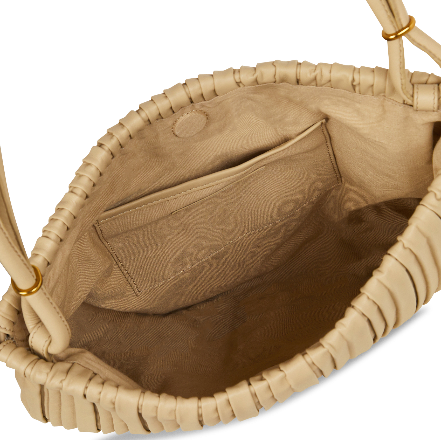 Sac bandoulière en cuir COTELAC Blanc