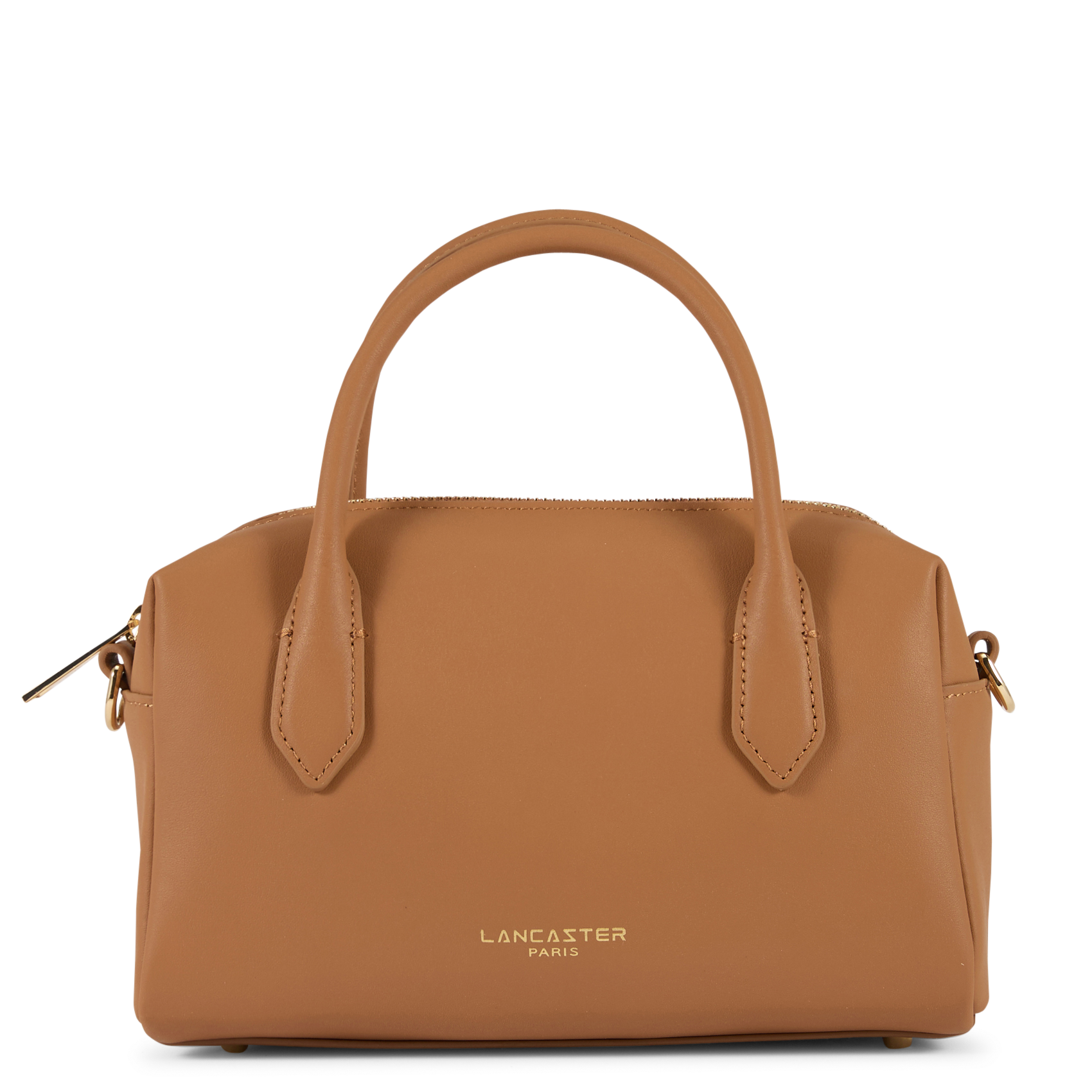 Sac à main en cuir LANCASTER PARIS Marron