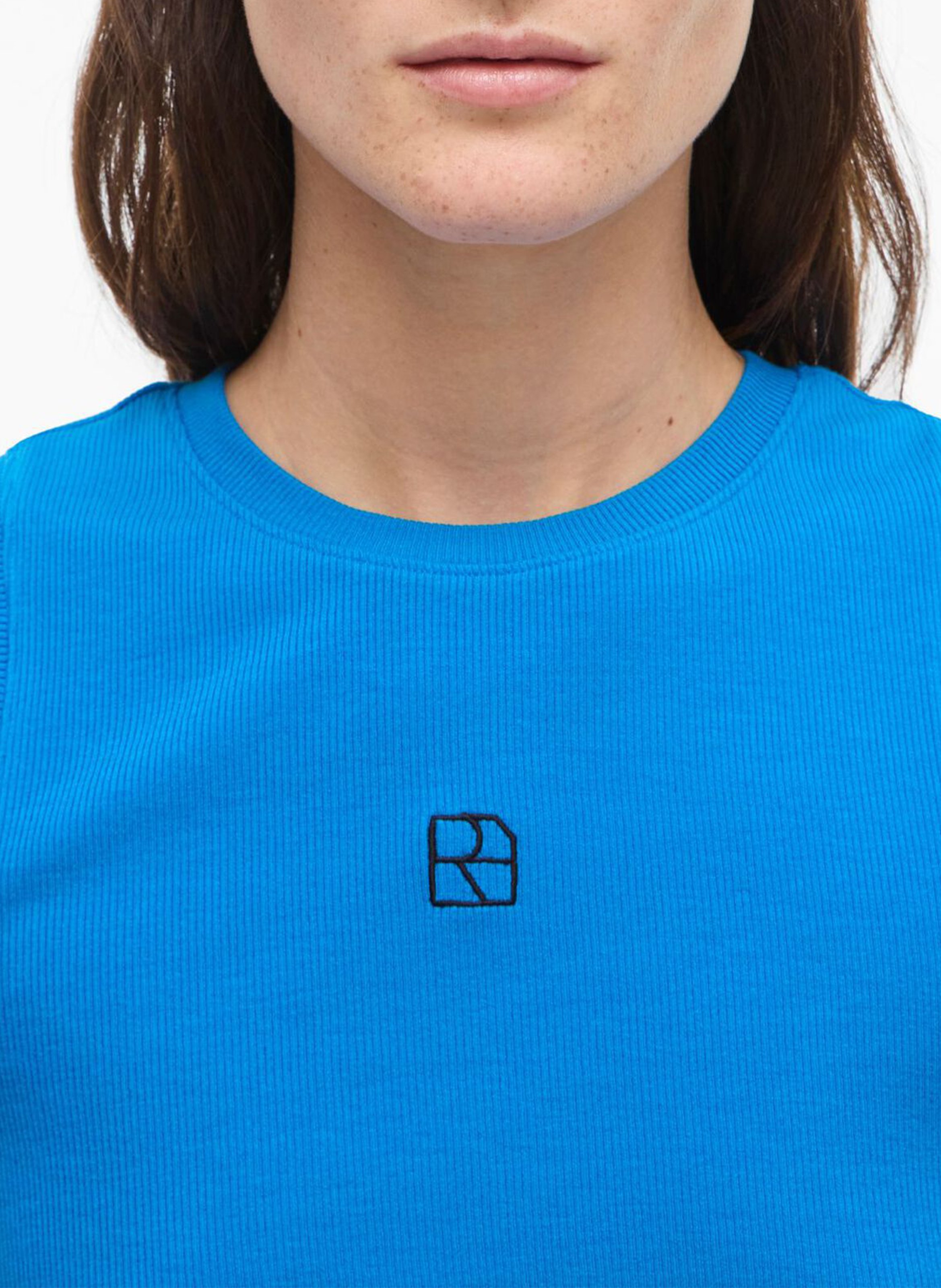 Top col rond  ROUGE EDIT Bleu