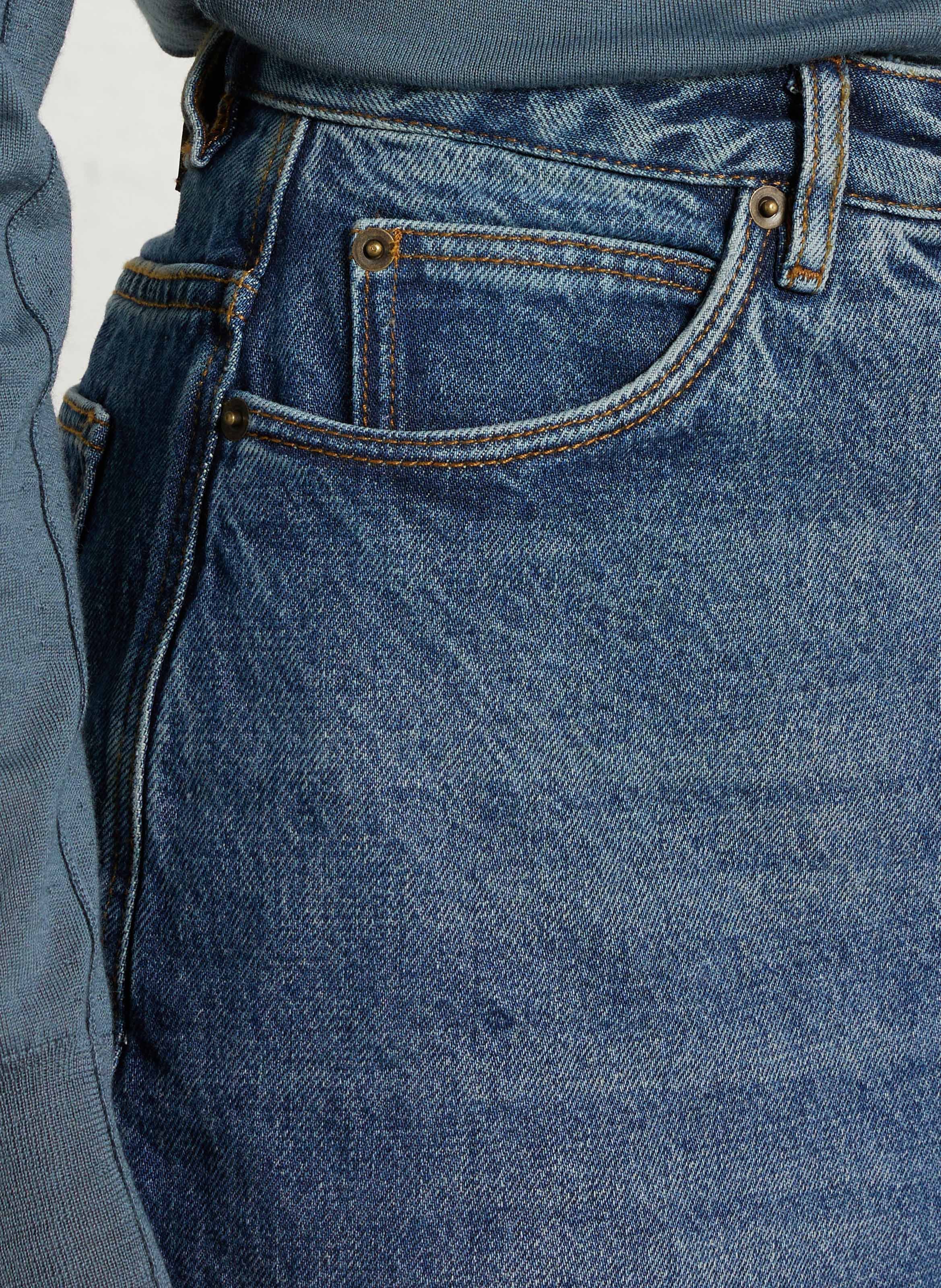 Ausgestellter Midi-Denimrock SOEUR Blau