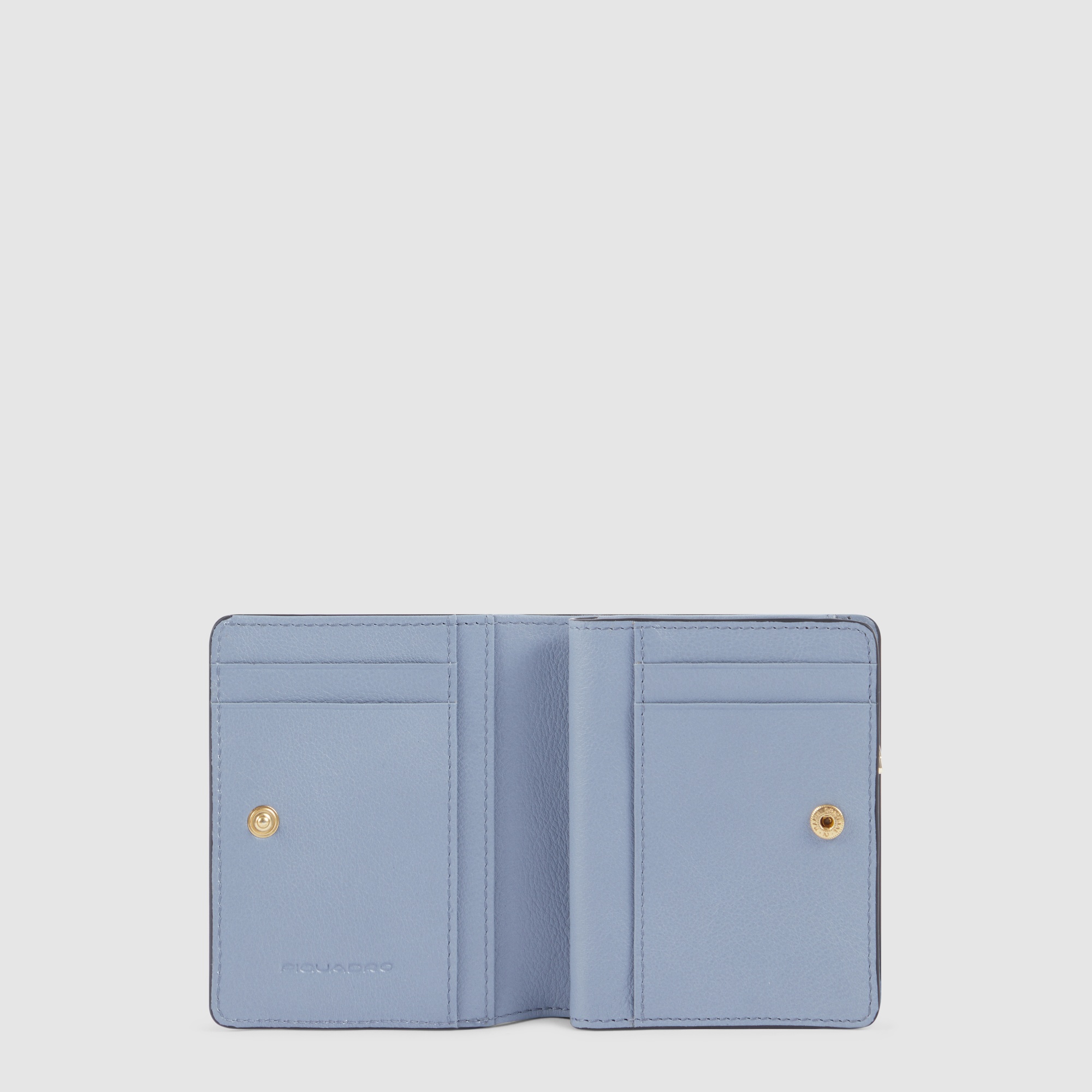 Petite taille, portefeuille pour femmes à deux volets Blue