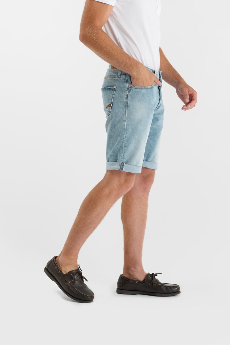 Denim Bermuda Shorts LE TEMPS DES CERISES Blue