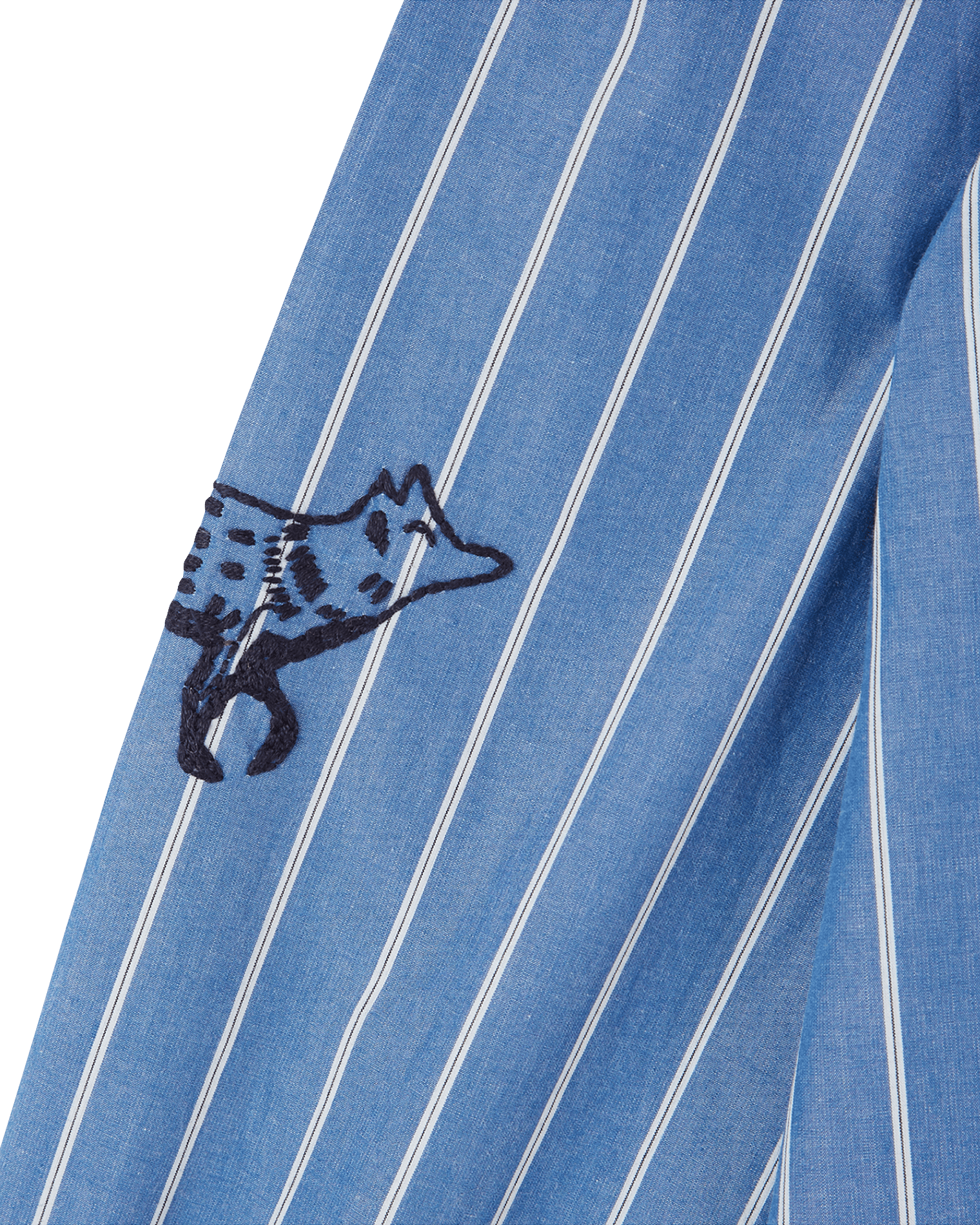 Chemise col classique en coton bio EMILE ET IDA Bleu