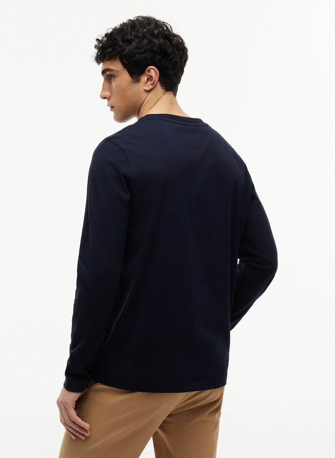 Jockoville - Langärmliges T-Shirt aus Baumwolle TOMMY HILFIGER Blau