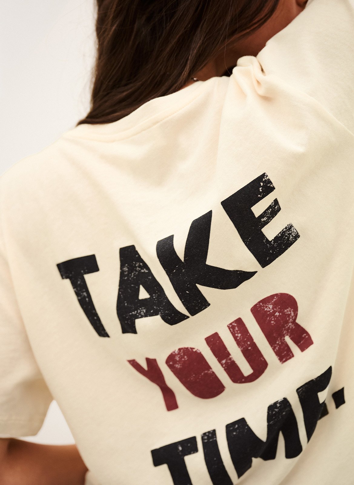 Bedrucktes T-Shirt BA&SH Beige