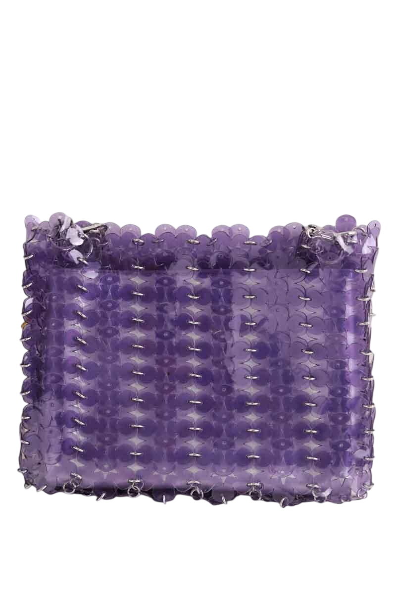 Shoulder bag nano 1969 PACO RABANNE - Seconde Main Purple