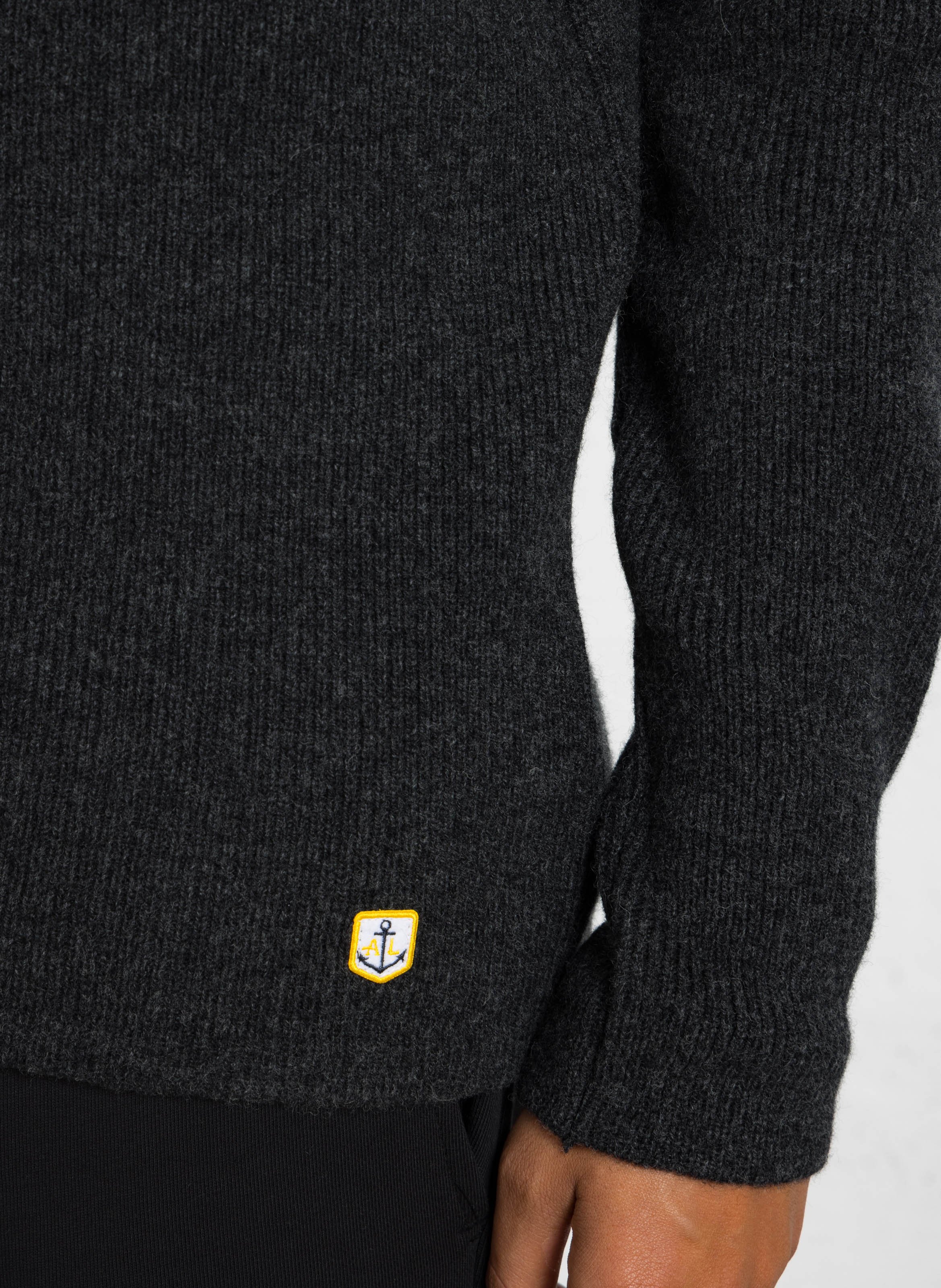 Rundhalspullover aus Lammwolle ARMOR LUX Grau