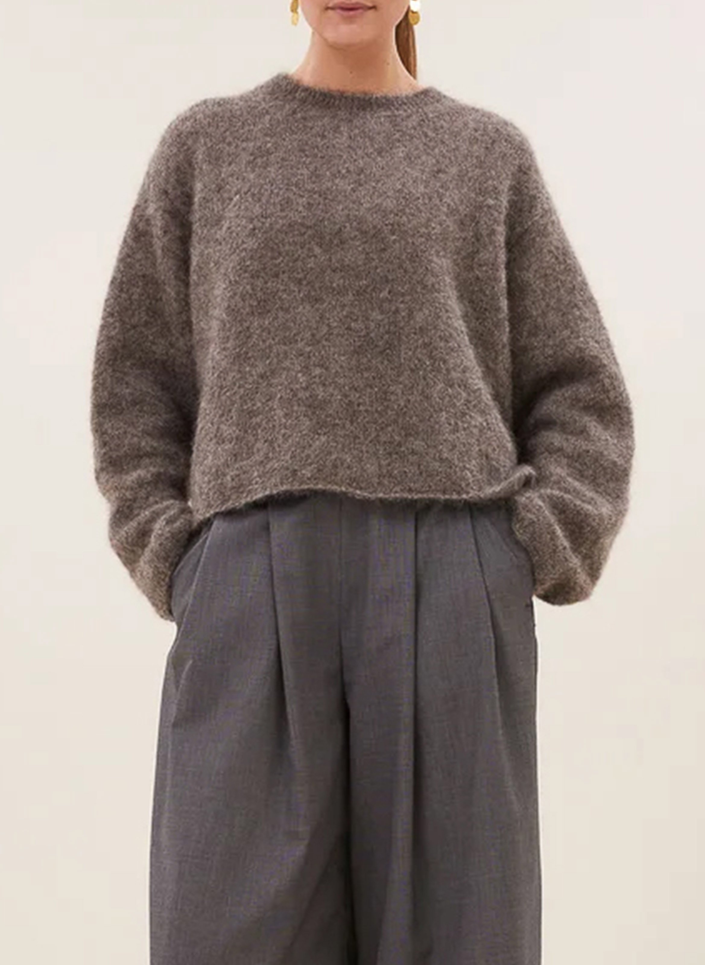 Oversized wool-blend sweater BY BAR