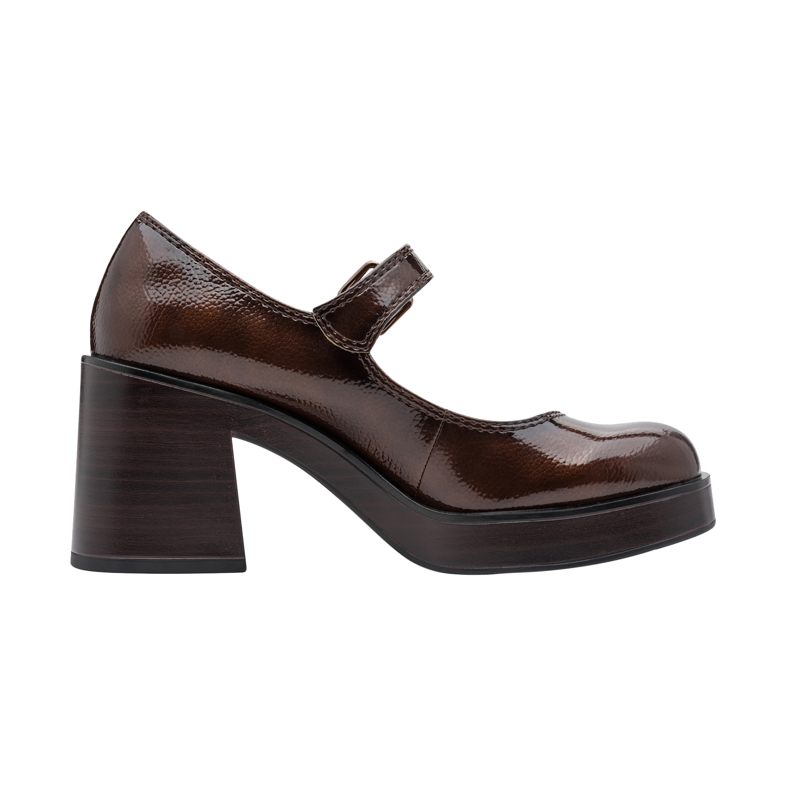 Strappy heeled pump TAMARIS Brown