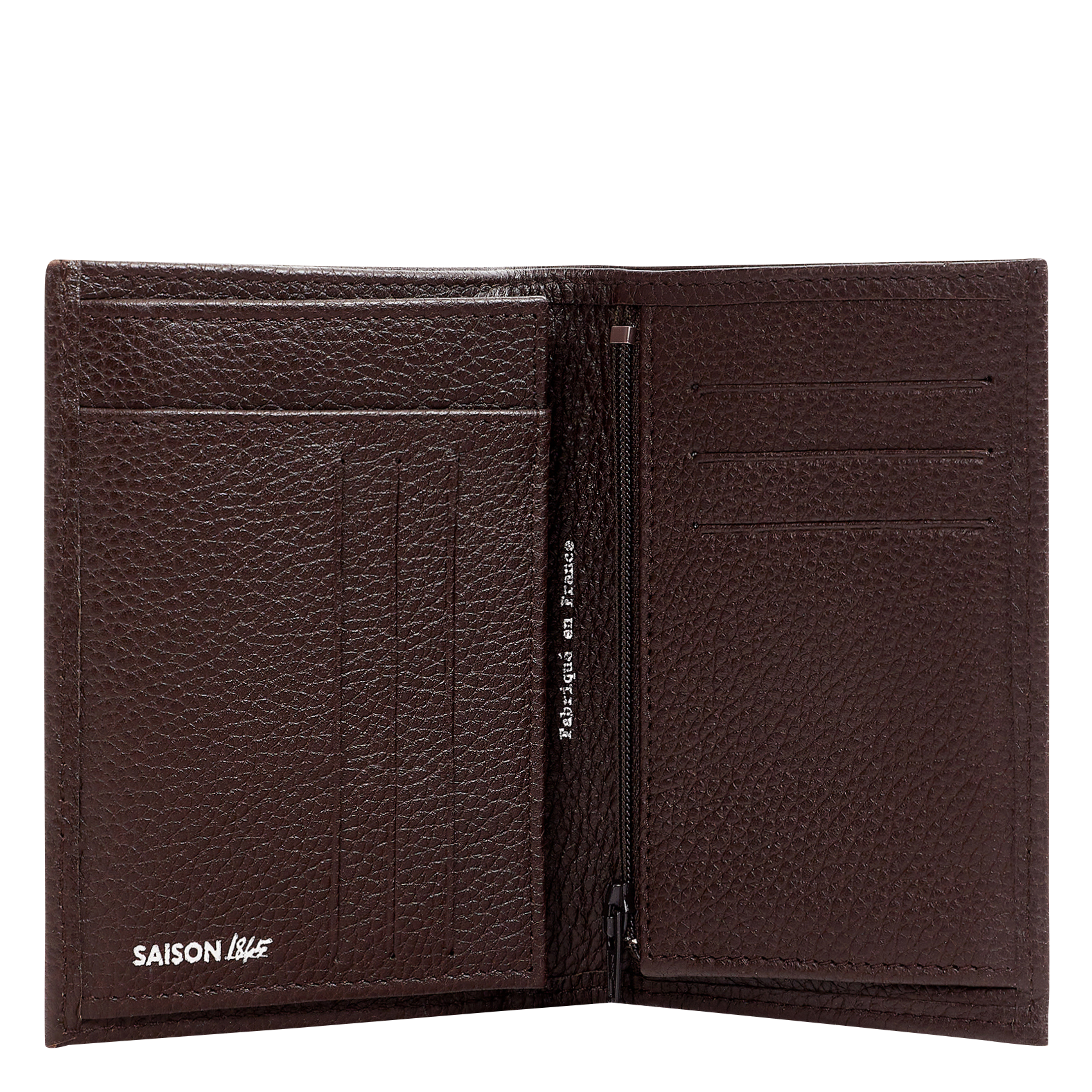 Leather wallet SAISON 1865 Brown