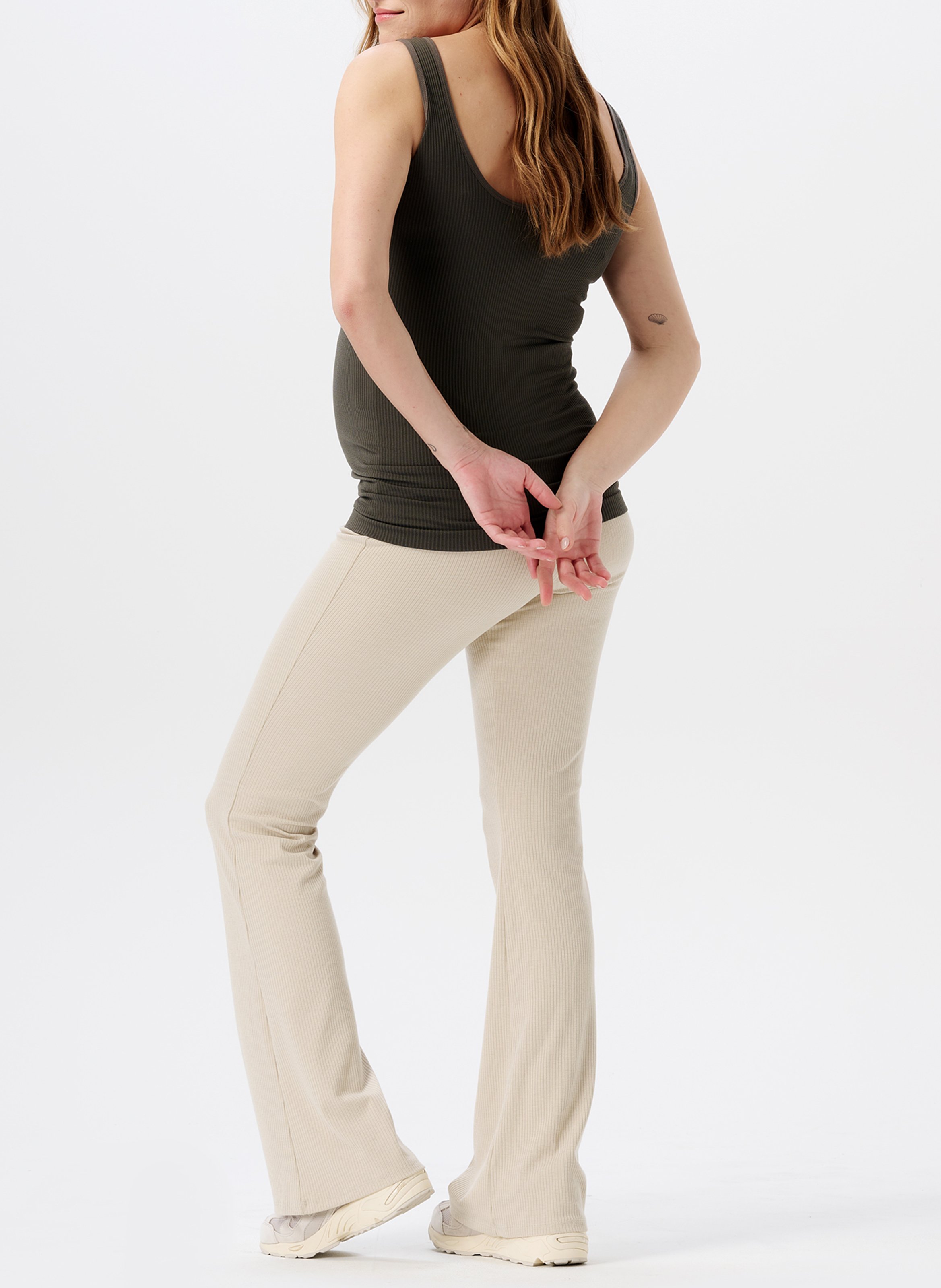 Débardeur de grossesse côtelé  NOPPIES Vert