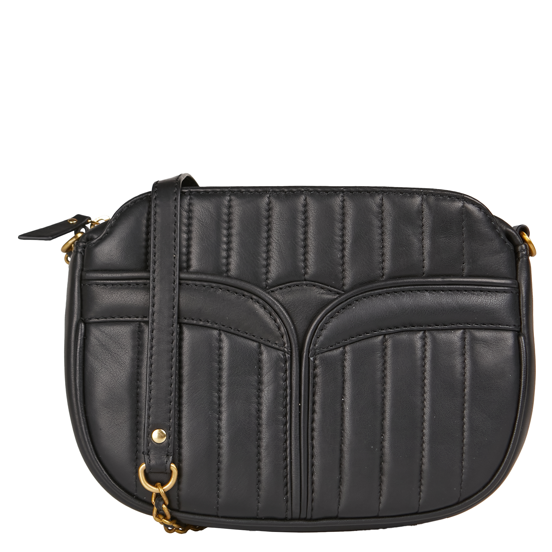 Lambskin shoulder bag SESSUN Black