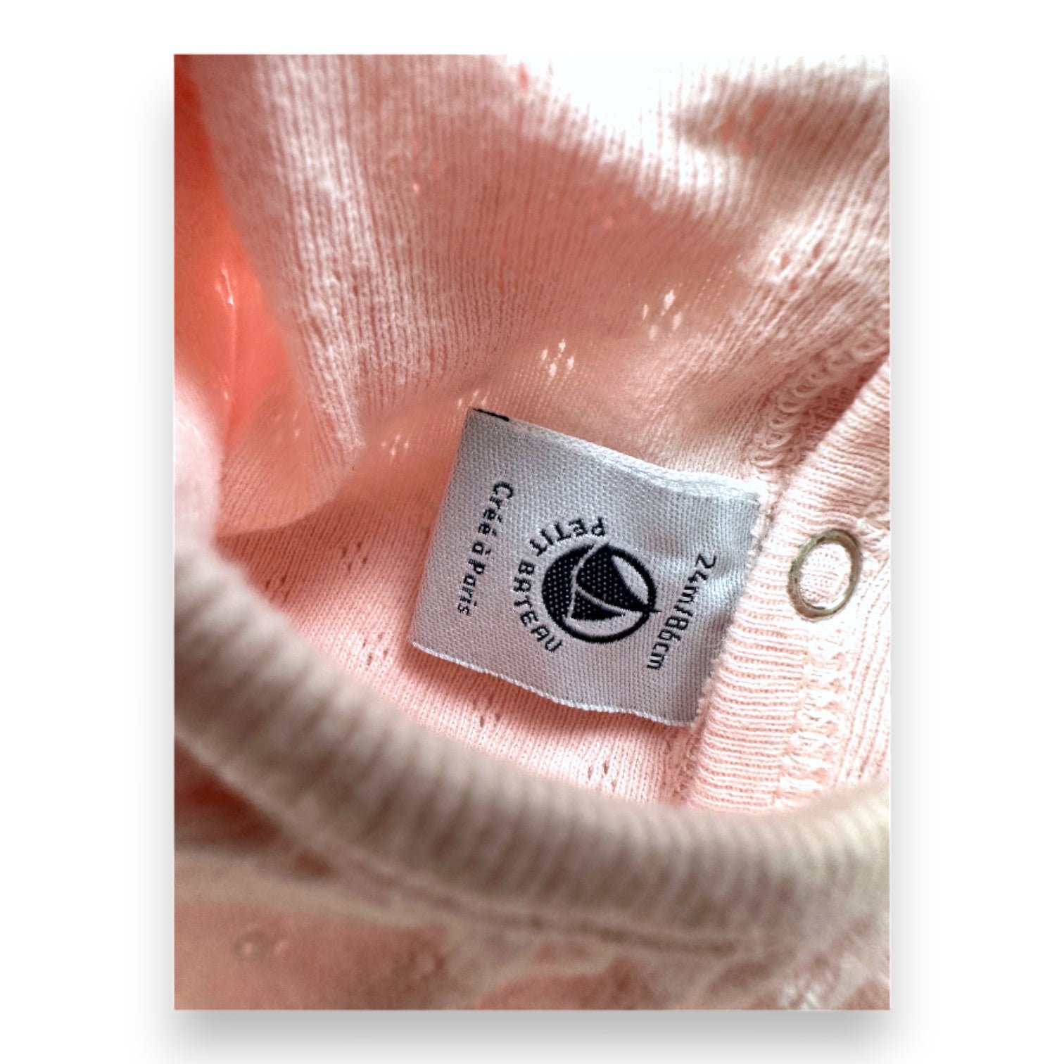 Baby pink T-shirt - 24 months PETIT BATEAU - Seconde Main Pink