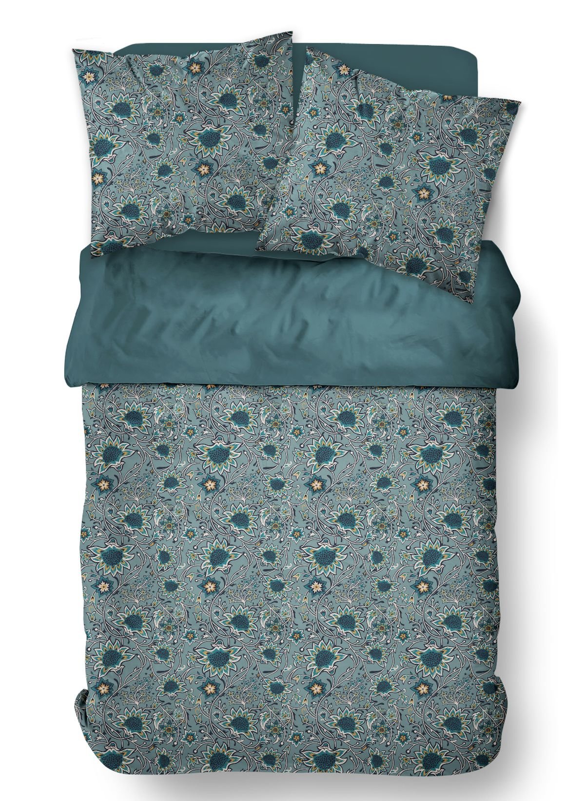 Cotton bedding set TODAY LINGE DE MAISON Blue