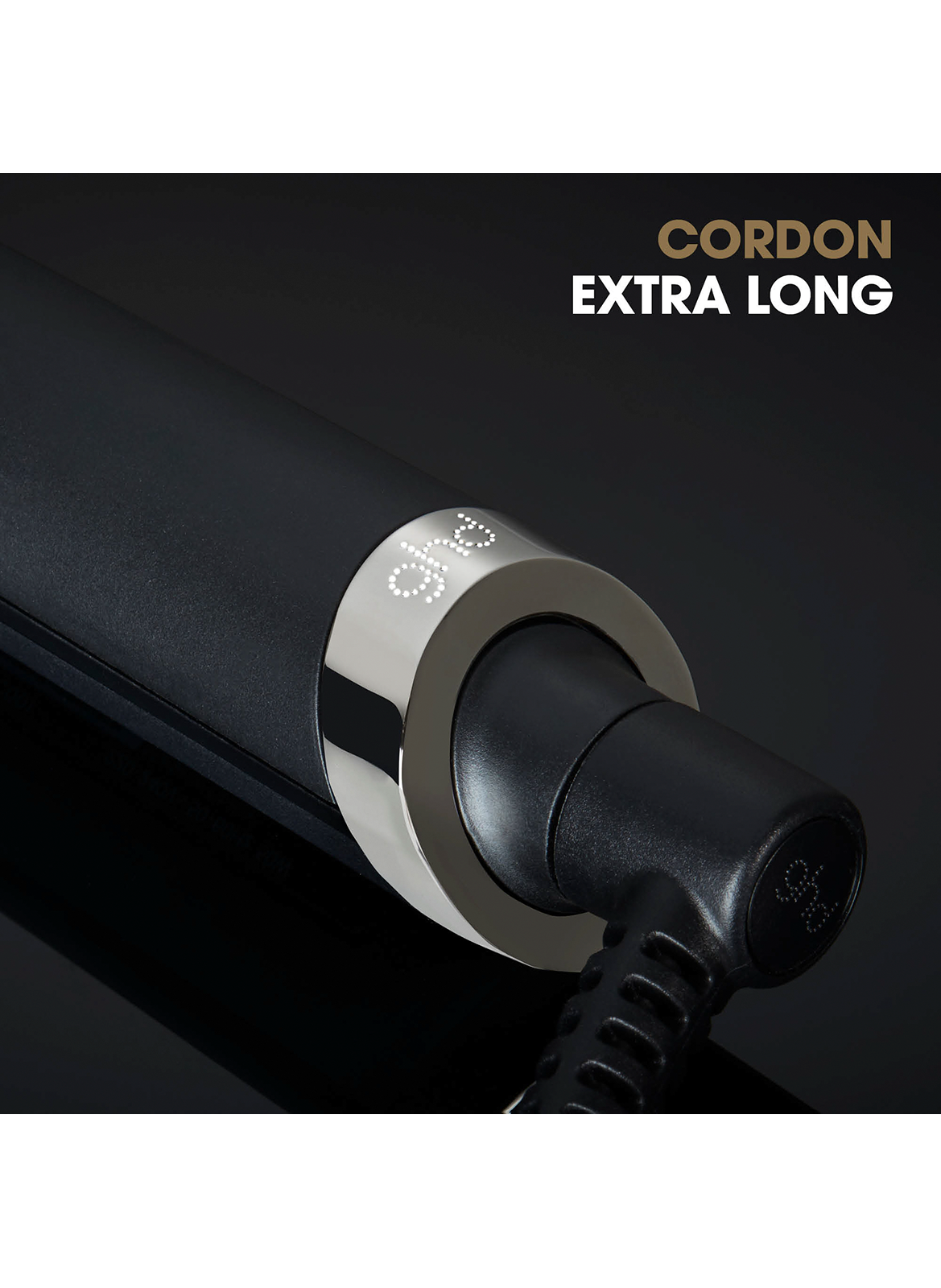 GHD GLIDE Heated Straightening Brush GHD Noir