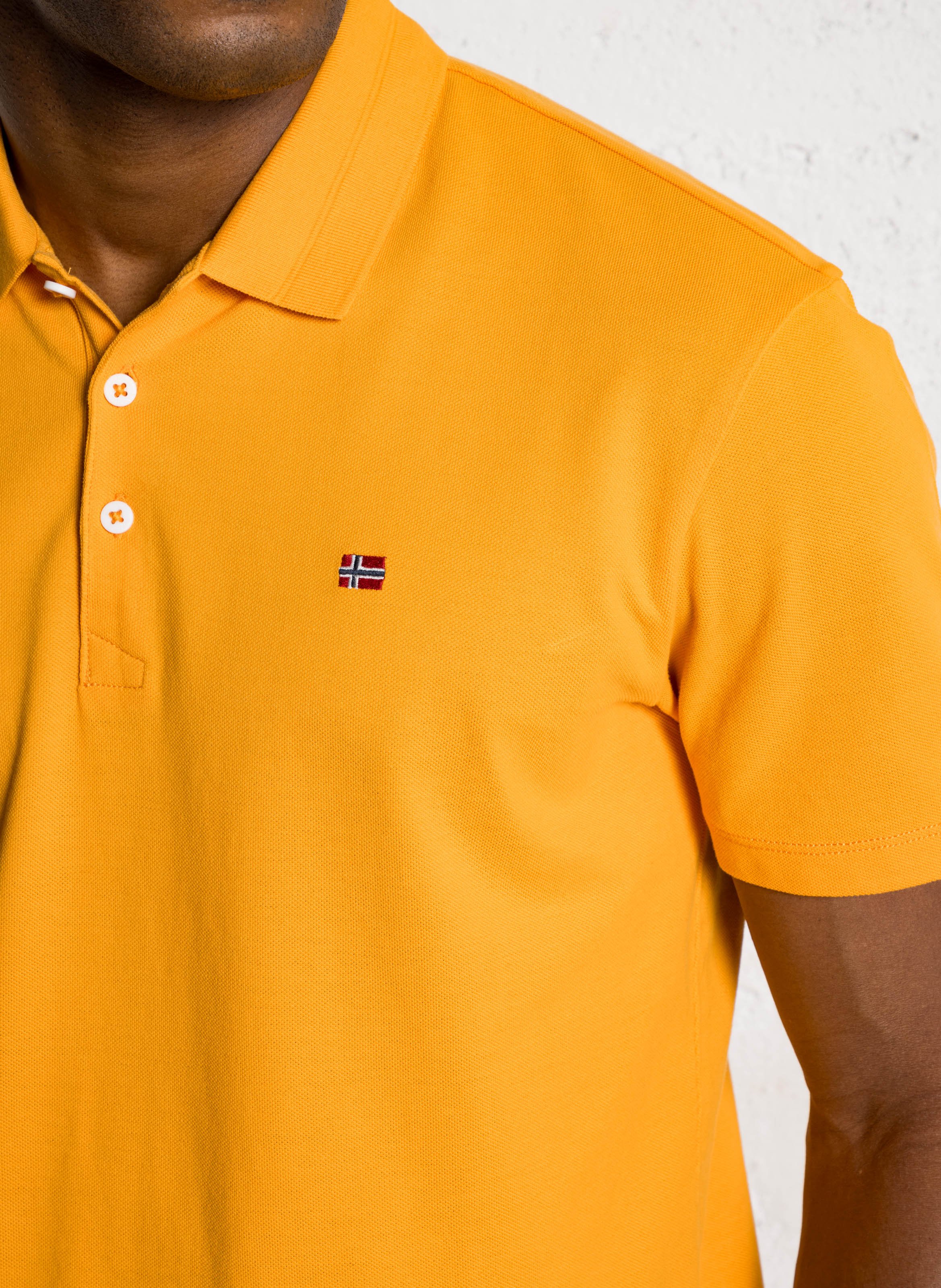 Cotton polo NAPAPIJRI Orange