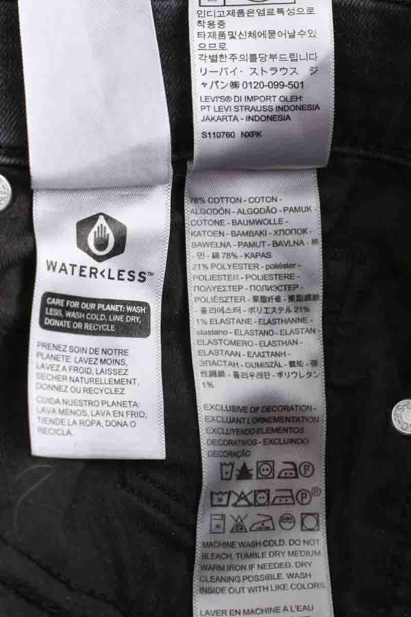 Cotton slim fit jeans 312 LEVI'S - Seconde main Black