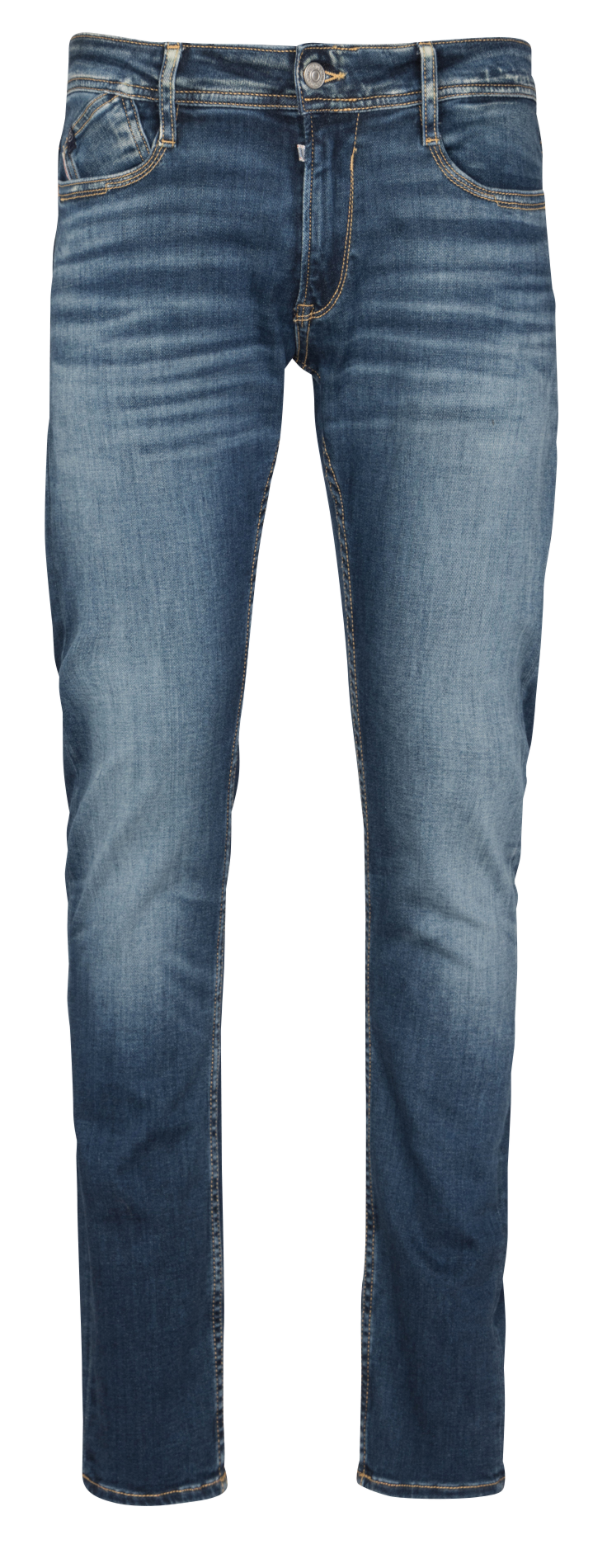 Fitted cotton blend jeans LE TEMPS DES CERISES Blue