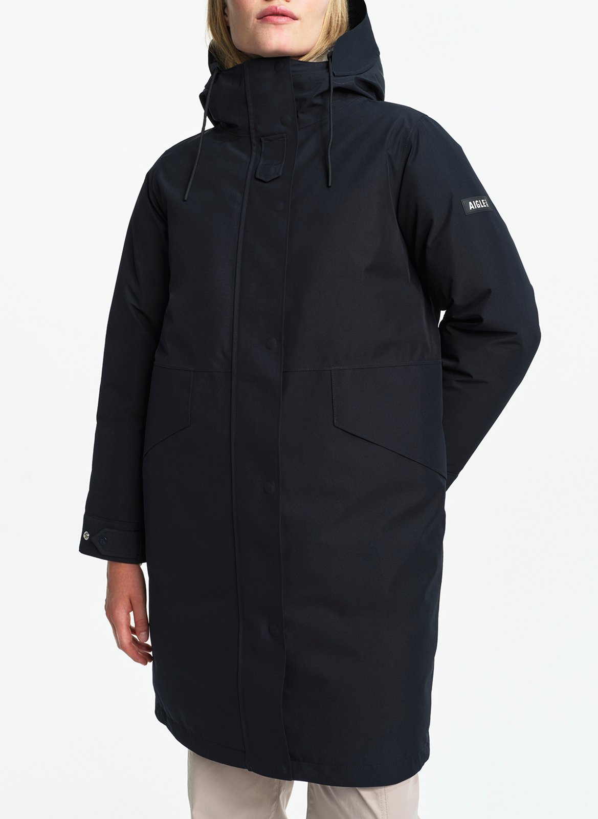 Parka col montant AIGLE Noir