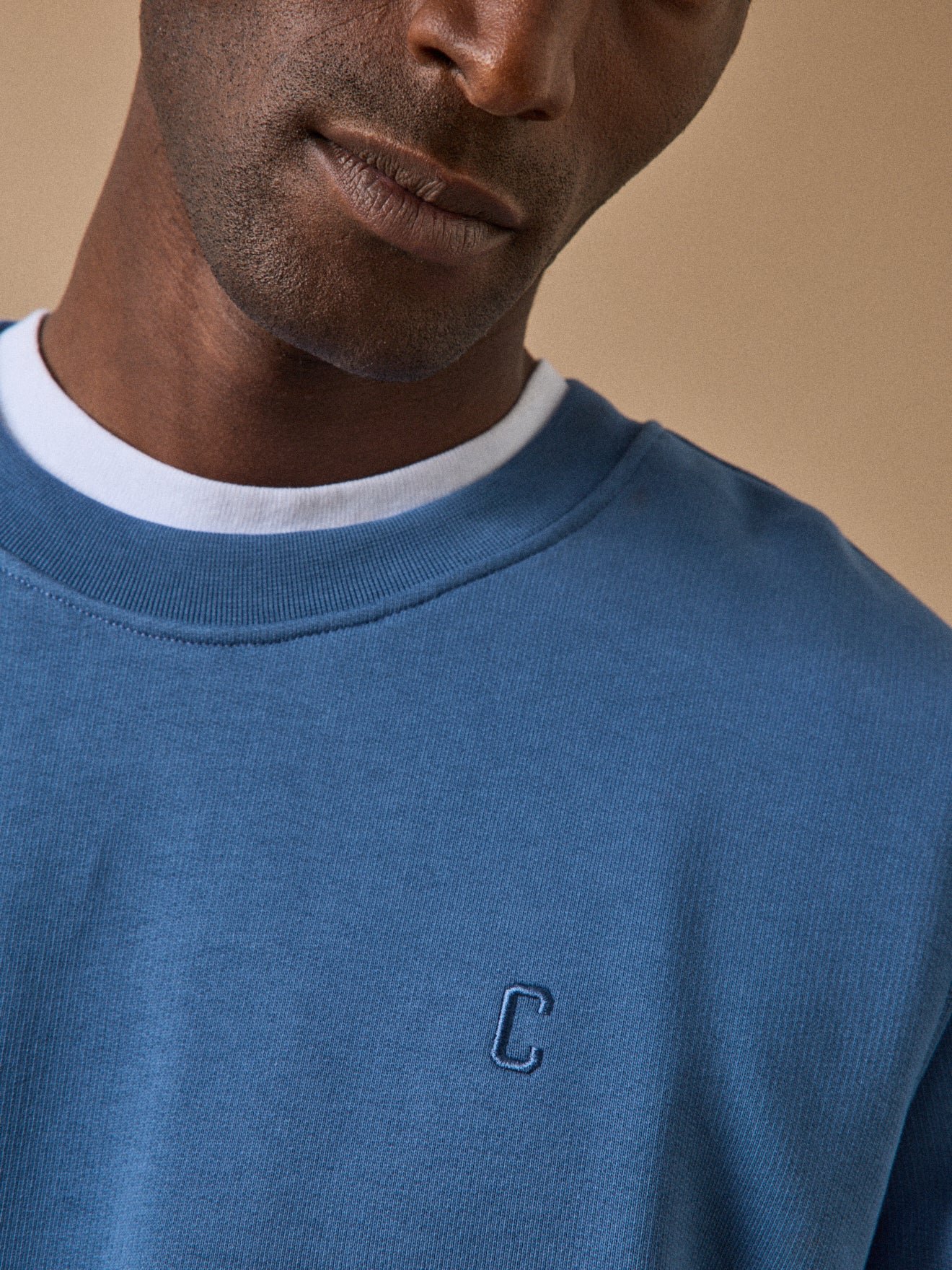 Organic cotton fleece sweatshirt CYRILLUS Blue